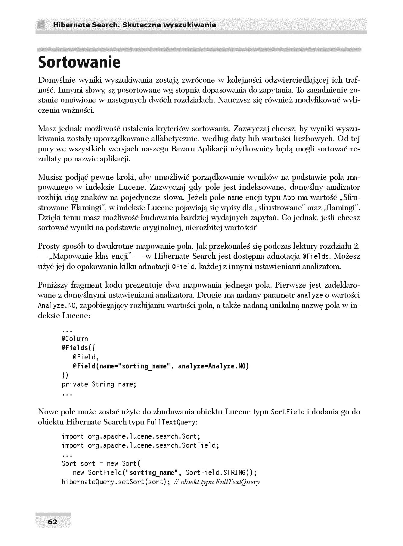 Fragment „Hibernate Search. Skuteczne wyszukiwanie” — strona 18 z 26