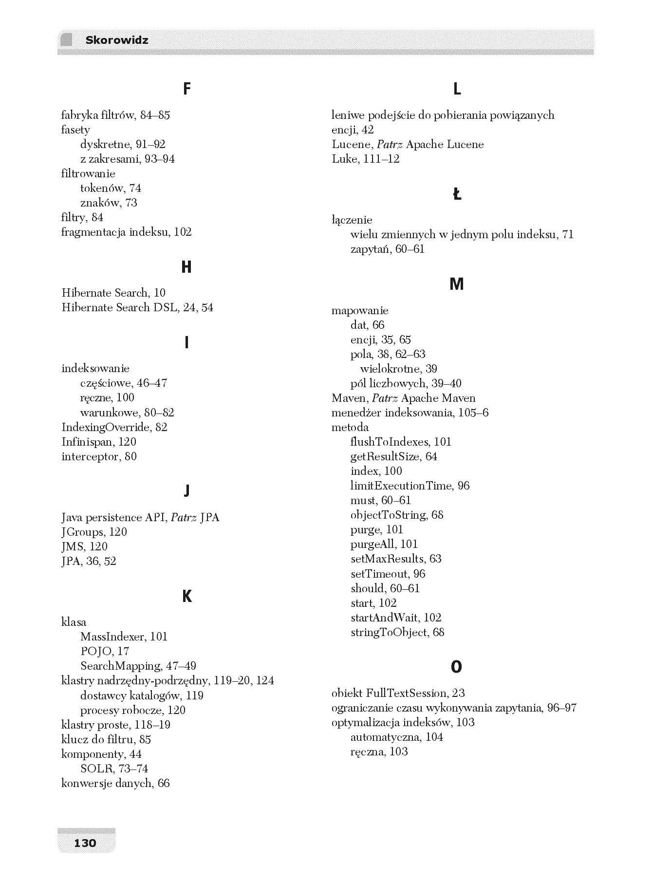 Fragment „Hibernate Search. Skuteczne wyszukiwanie” — strona 22 z 26