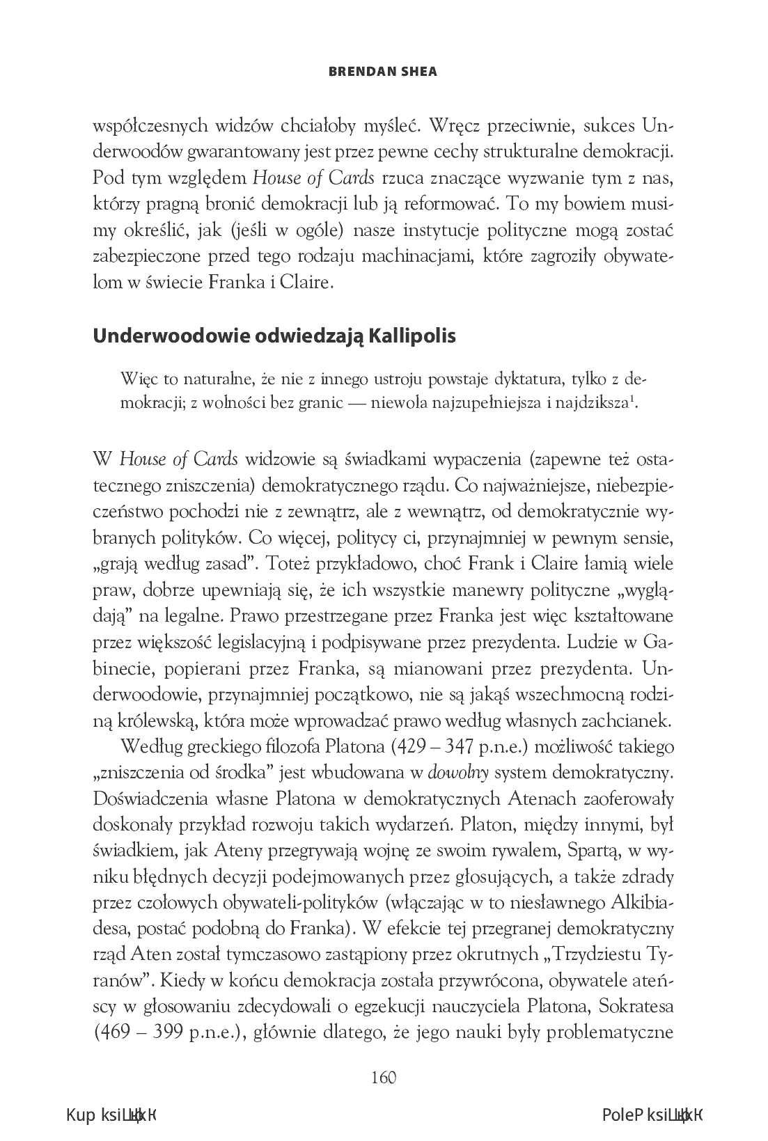 Fragment „House of Cards i filozofia. Demokracja jest przereklamowana” — strona 8 z 20