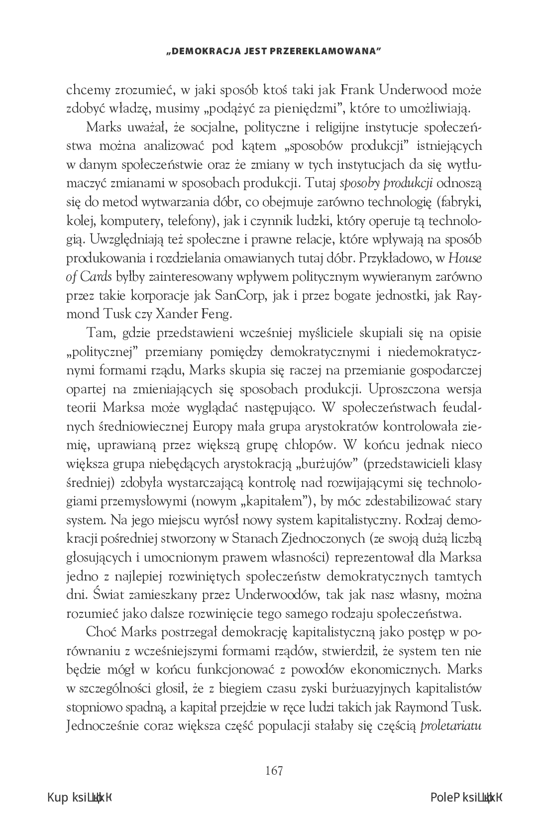 Fragment „House of Cards i filozofia. Demokracja jest przereklamowana” — strona 15 z 20