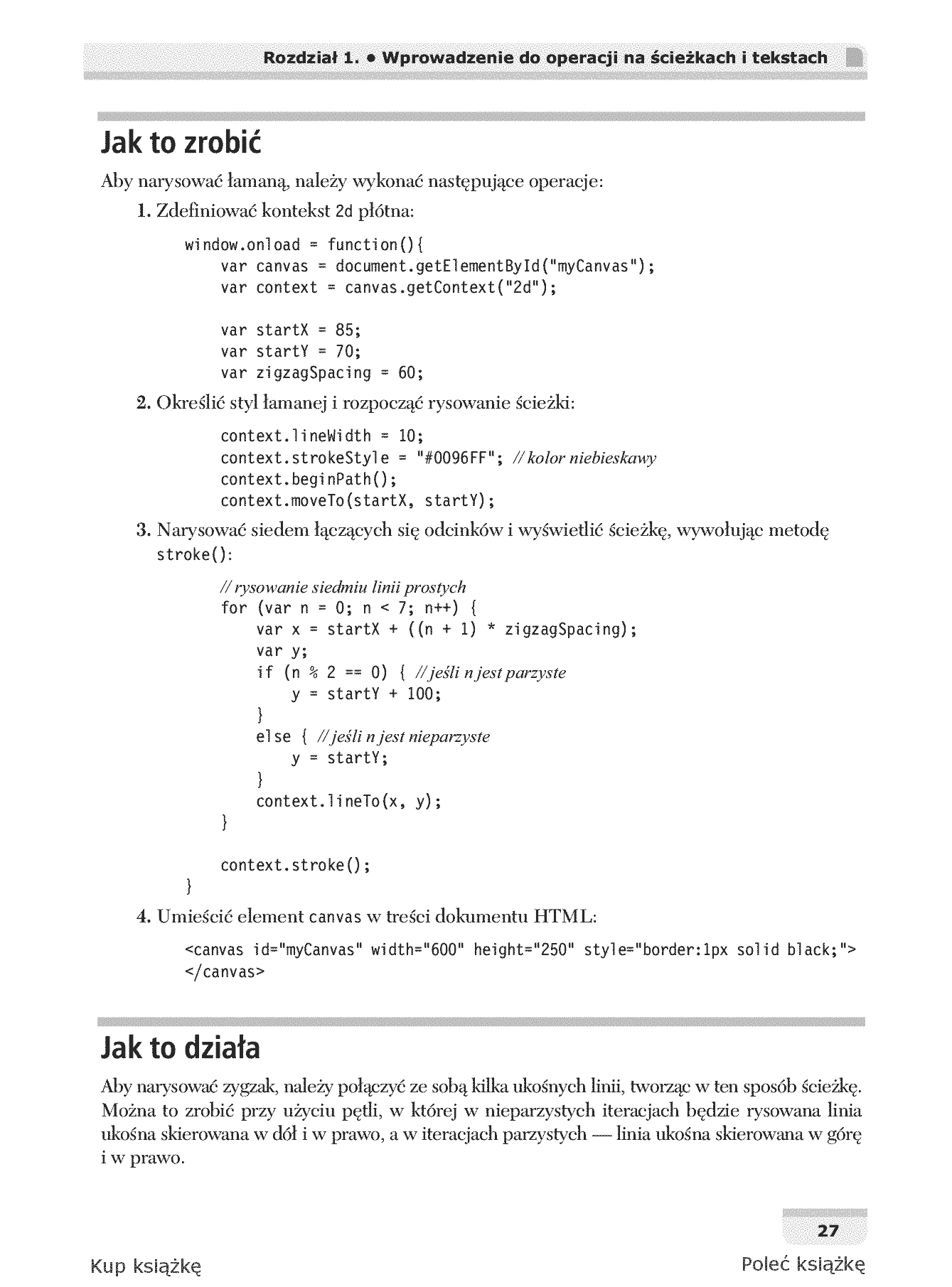 Fragment „HTML5 Canvas. Receptury” — strona 17 z 30