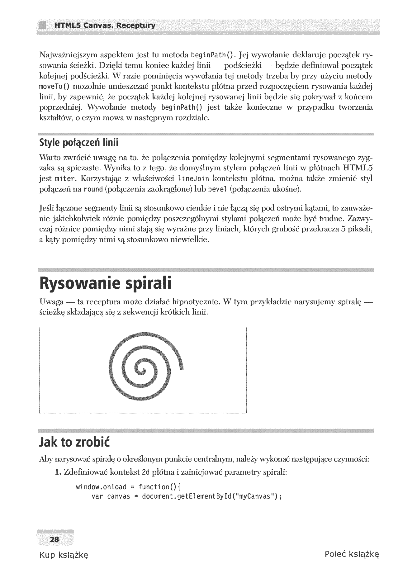 Fragment „HTML5 Canvas. Receptury” — strona 18 z 30