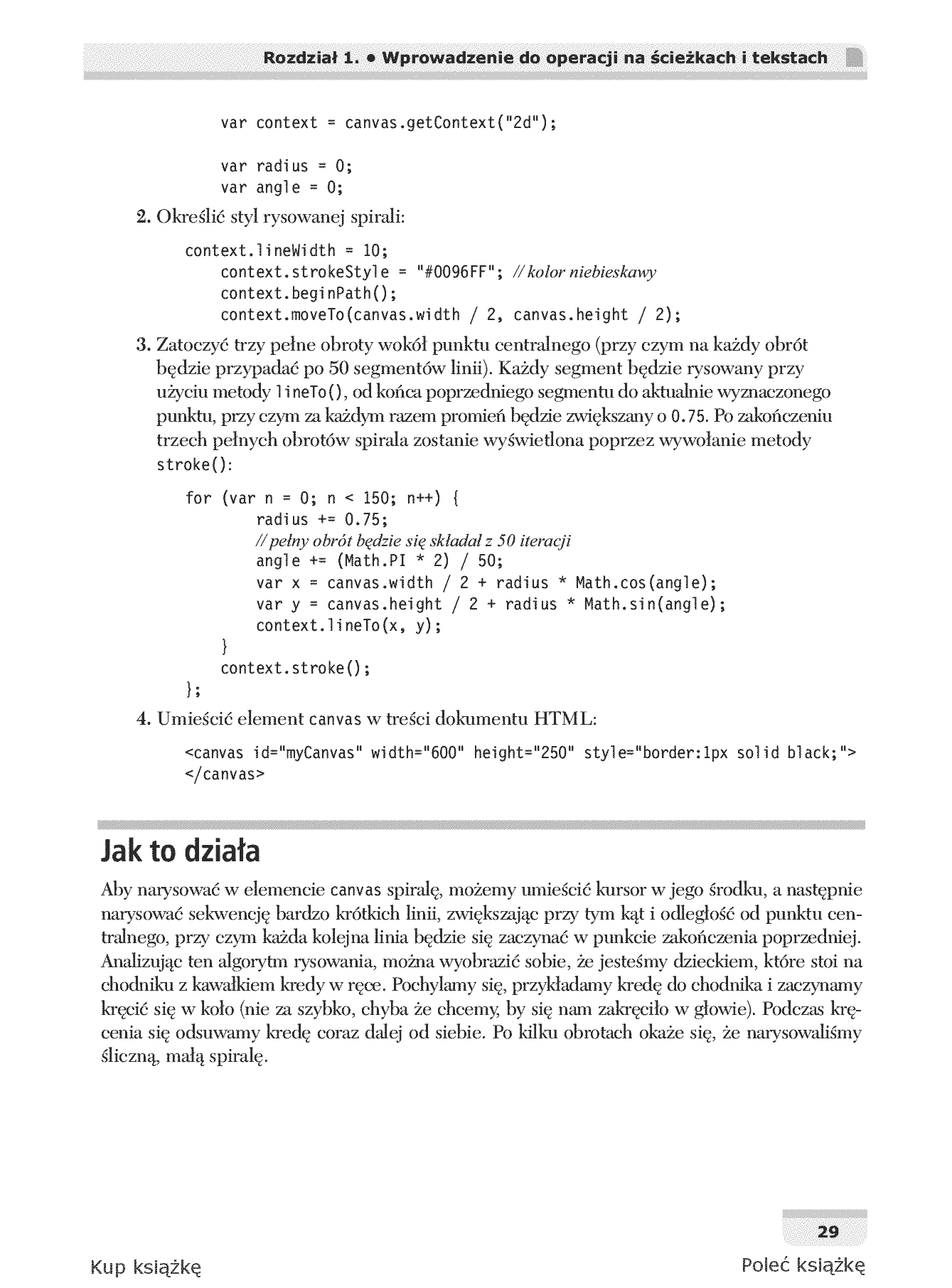 Fragment „HTML5 Canvas. Receptury” — strona 19 z 30