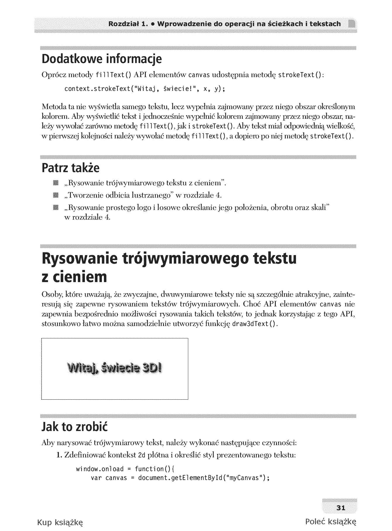 Fragment „HTML5 Canvas. Receptury” — strona 21 z 30