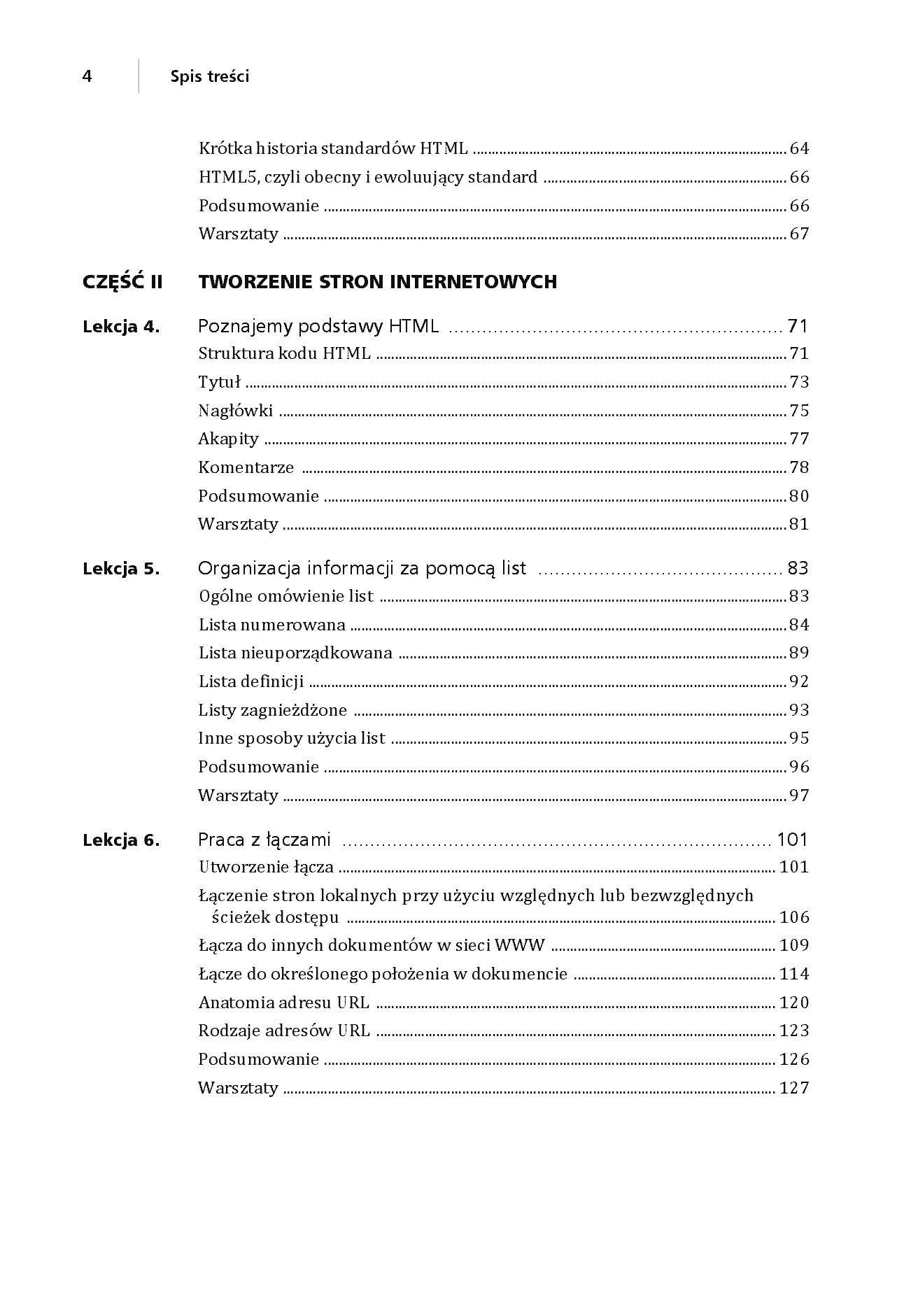 Fragment „HTML,CSS i JavaScript dla każdego. Wydanie VII” — strona 4 z 30