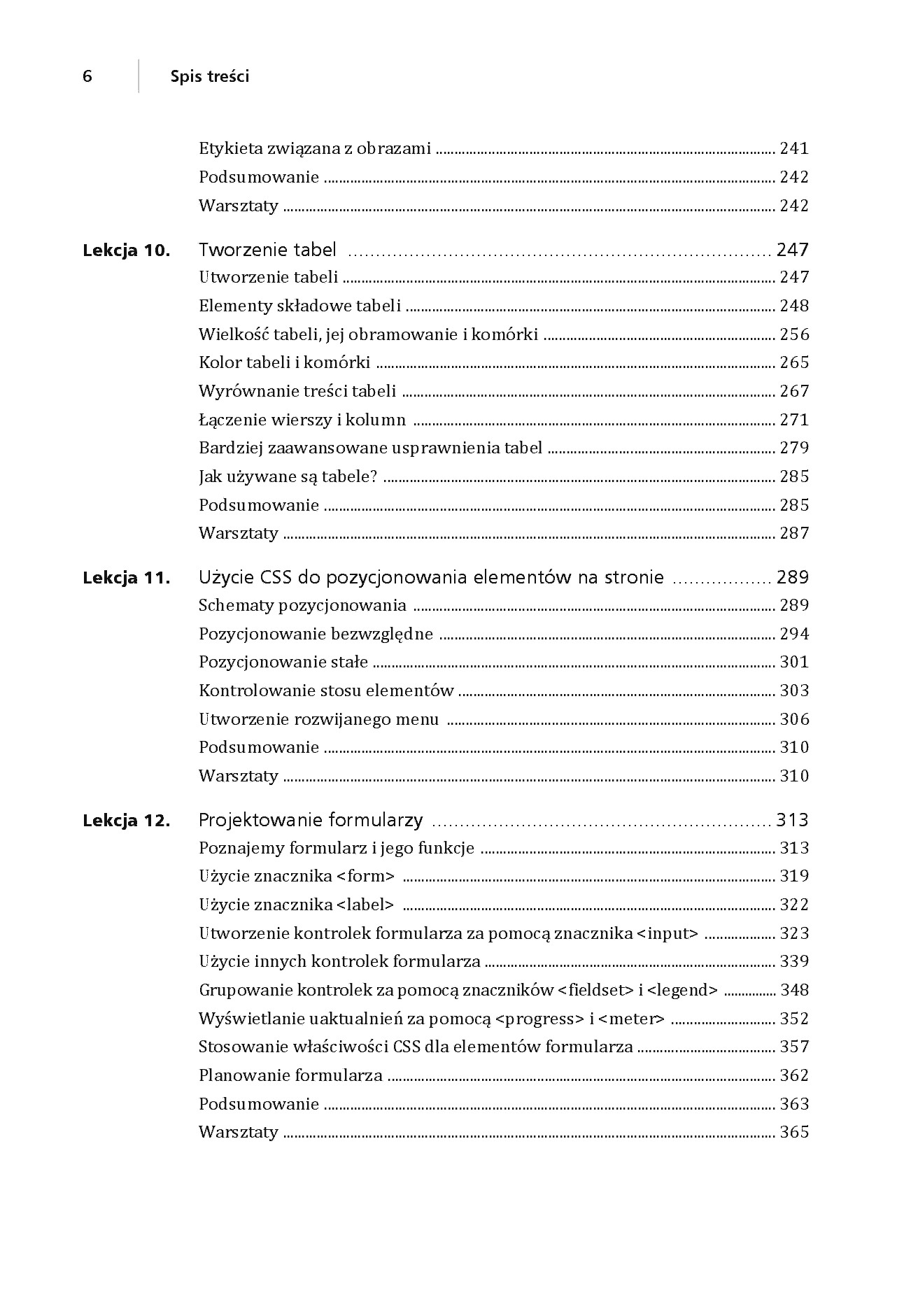 Fragment „HTML,CSS i JavaScript dla każdego. Wydanie VII” — strona 6 z 30