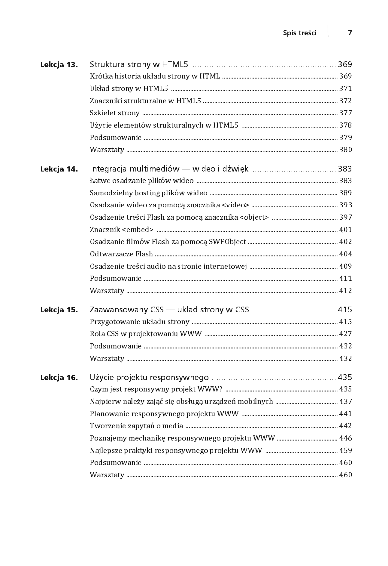 Fragment „HTML,CSS i JavaScript dla każdego. Wydanie VII” — strona 7 z 30