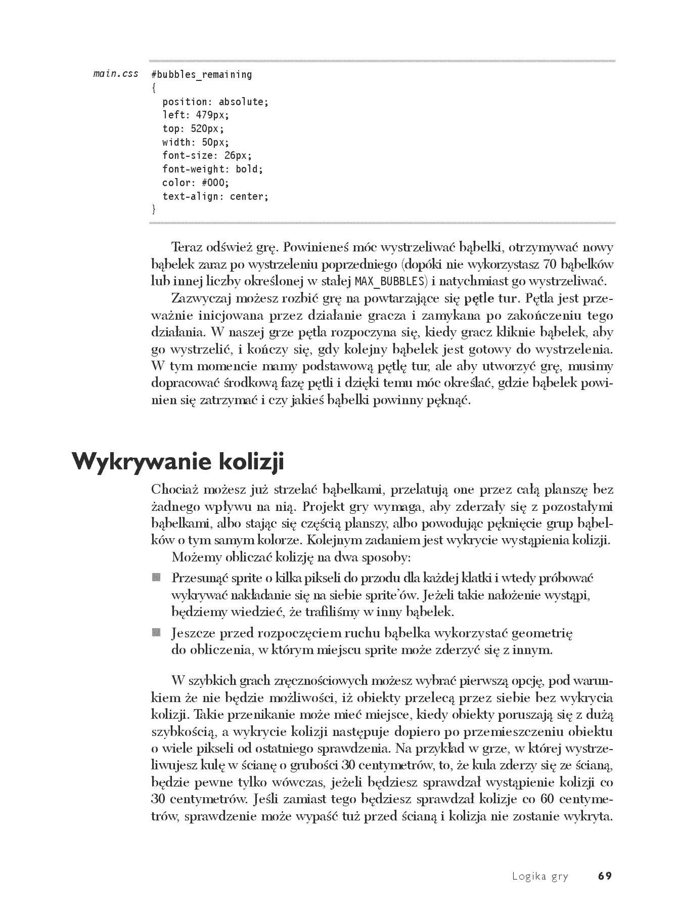 Fragment „HTML5. Tworzenie gier z wykorzystaniem CSS i JavaScript” — strona 17 z 30