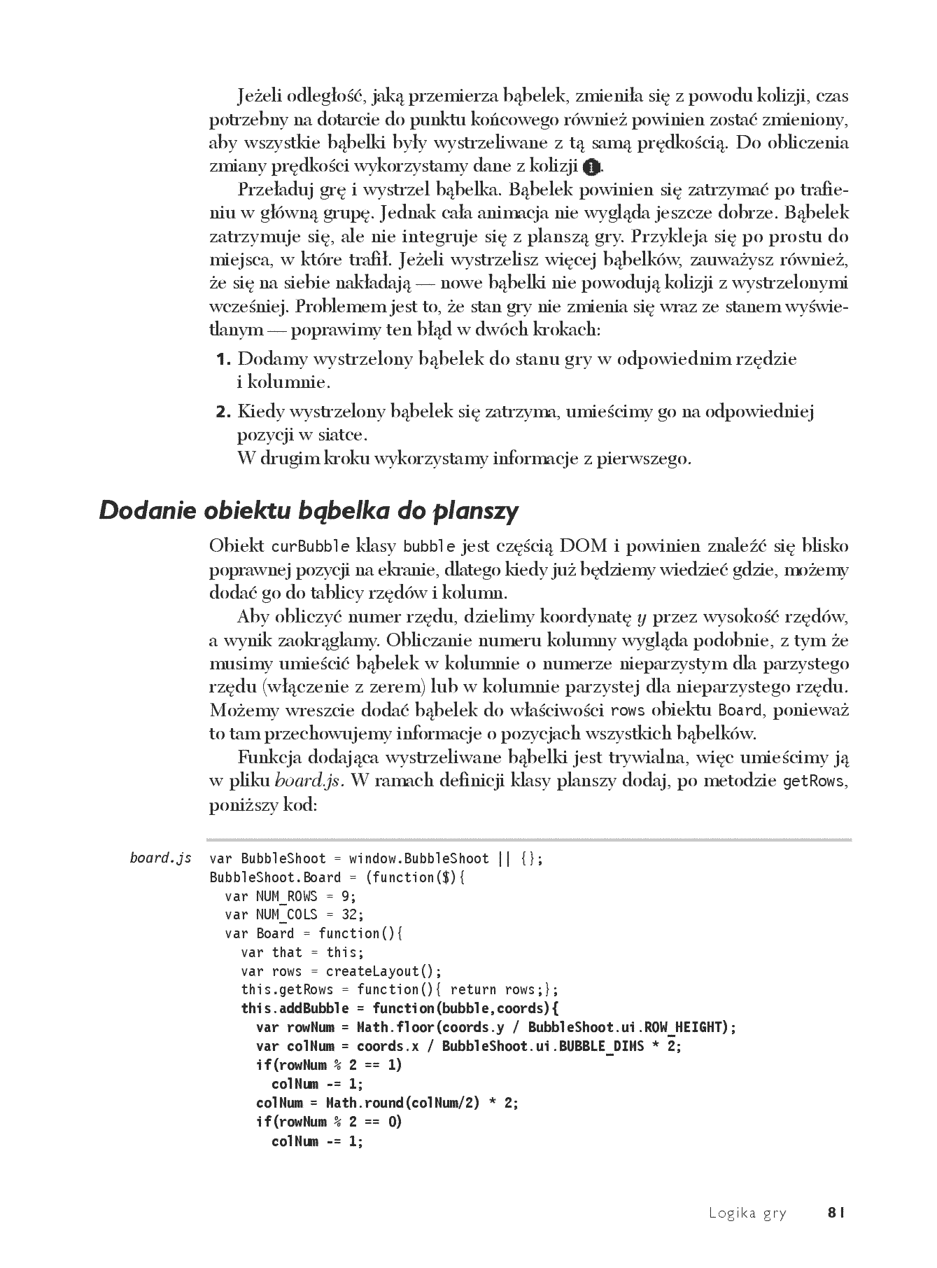 Fragment „HTML5. Tworzenie gier z wykorzystaniem CSS i JavaScript” — strona 29 z 30