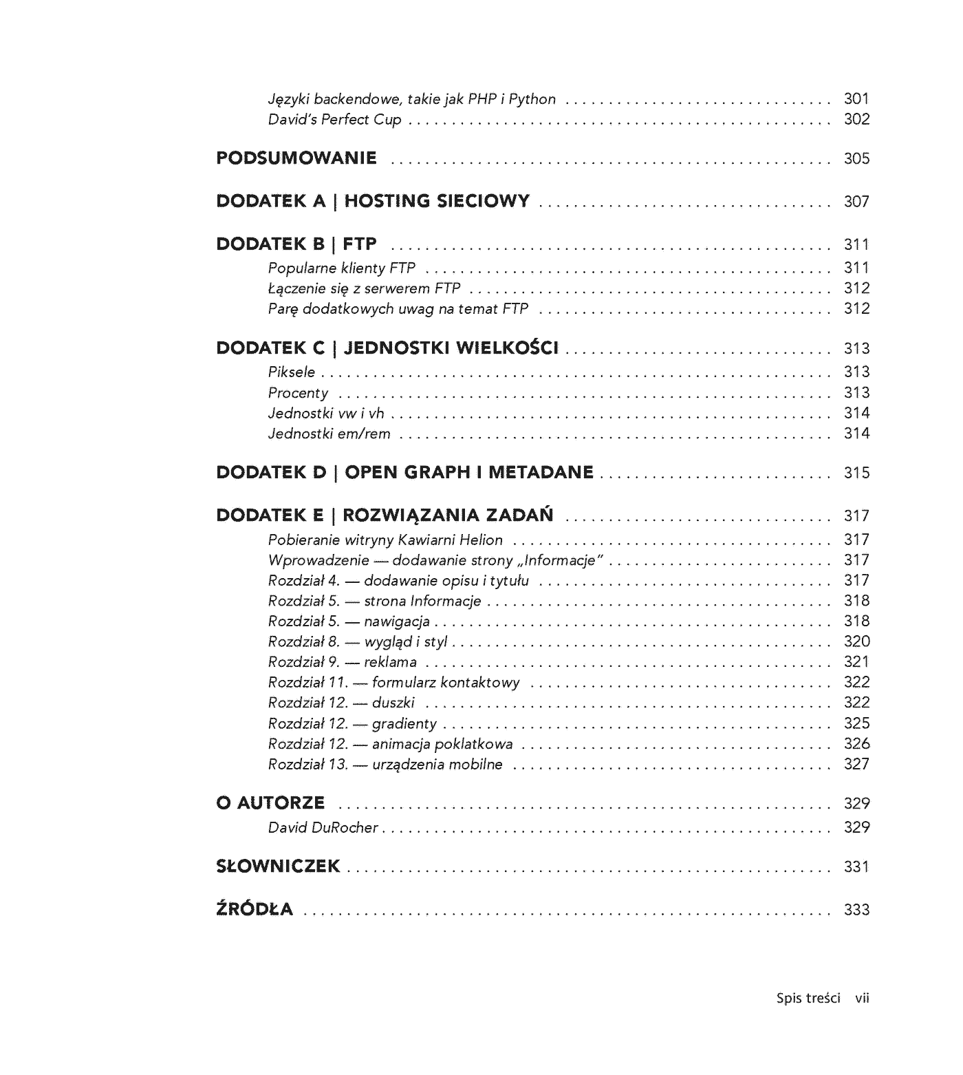 Fragment „HTML i CSS. Przewodnik dla początkujących. Solidne podstawy kodowania i projektowania responsywnych stron internetowych” — strona 7 z 28