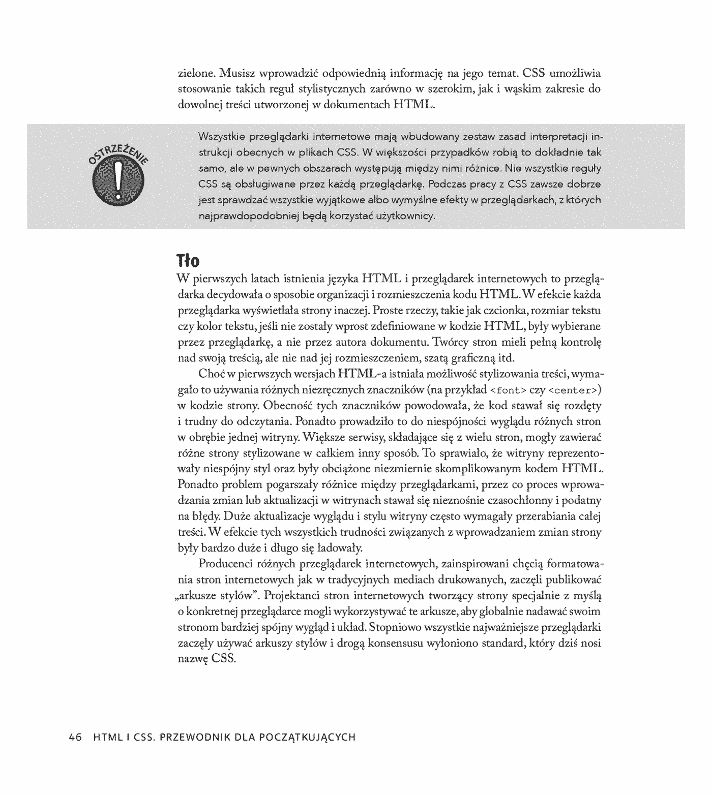 Fragment „HTML i CSS. Przewodnik dla początkujących. Solidne podstawy kodowania i projektowania responsywnych stron internetowych” — strona 10 z 28