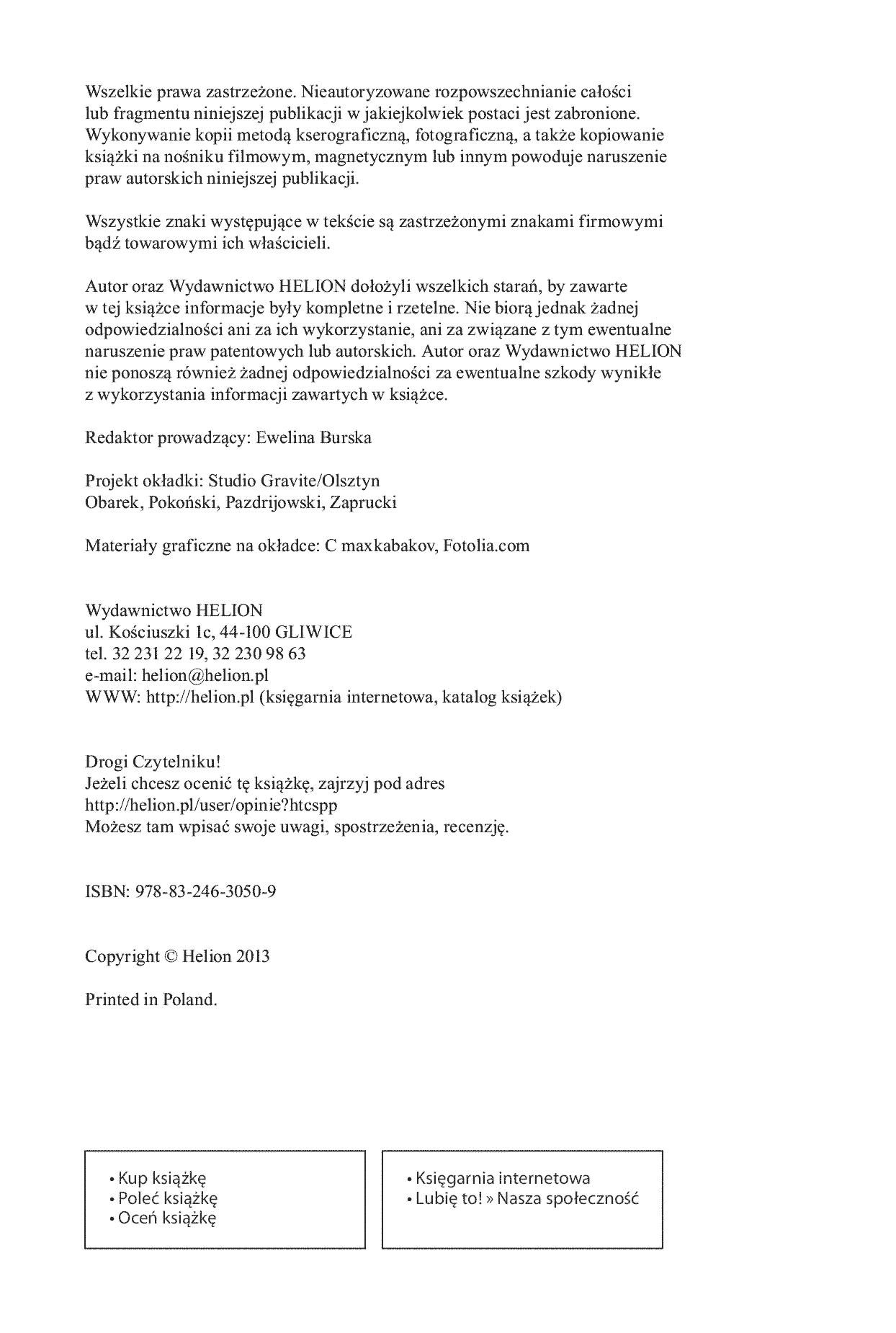 Fragment „HTML5 i CSS3. Praktyczne projekty” — strona 2 z 26