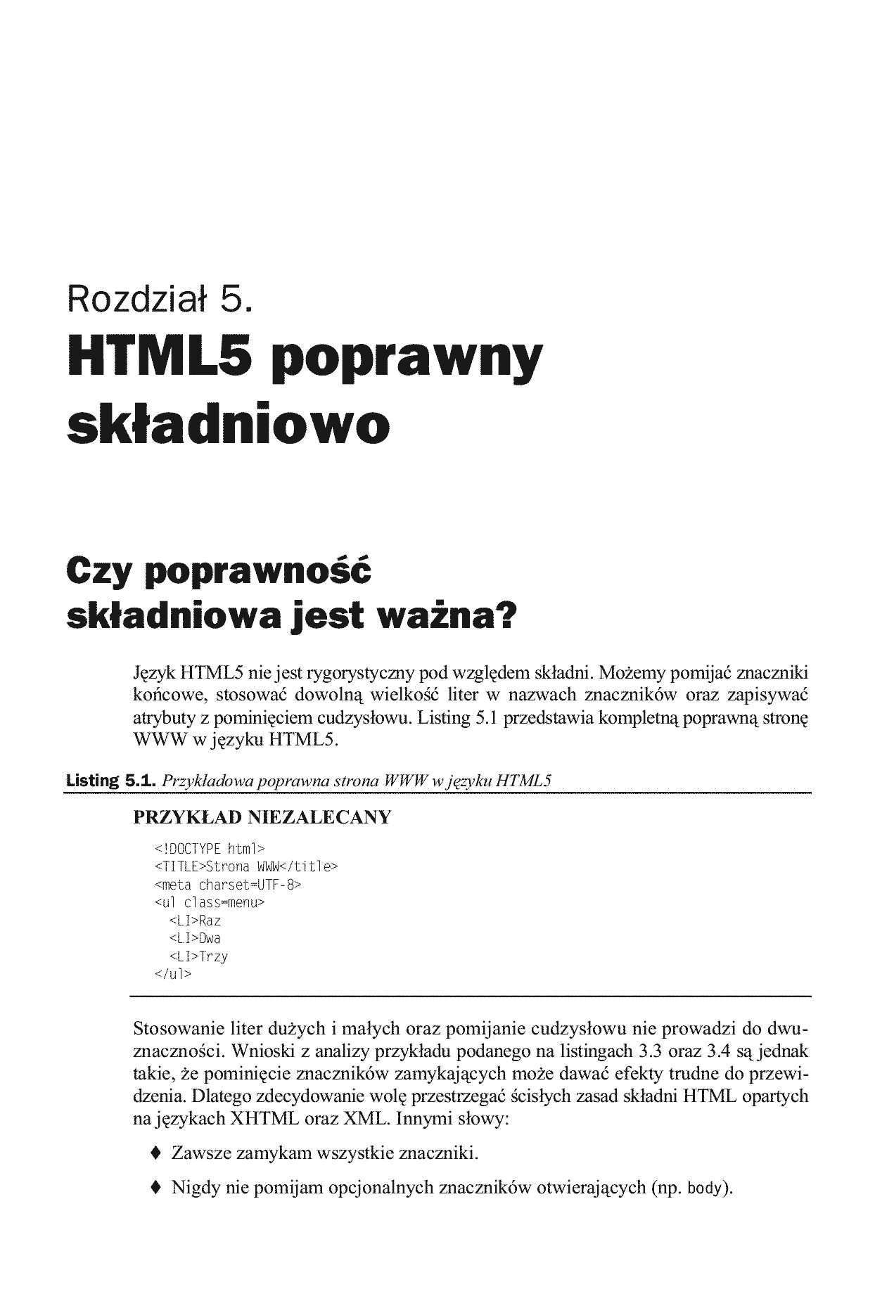 Fragment „HTML5 i CSS3. Praktyczne projekty” — strona 11 z 26