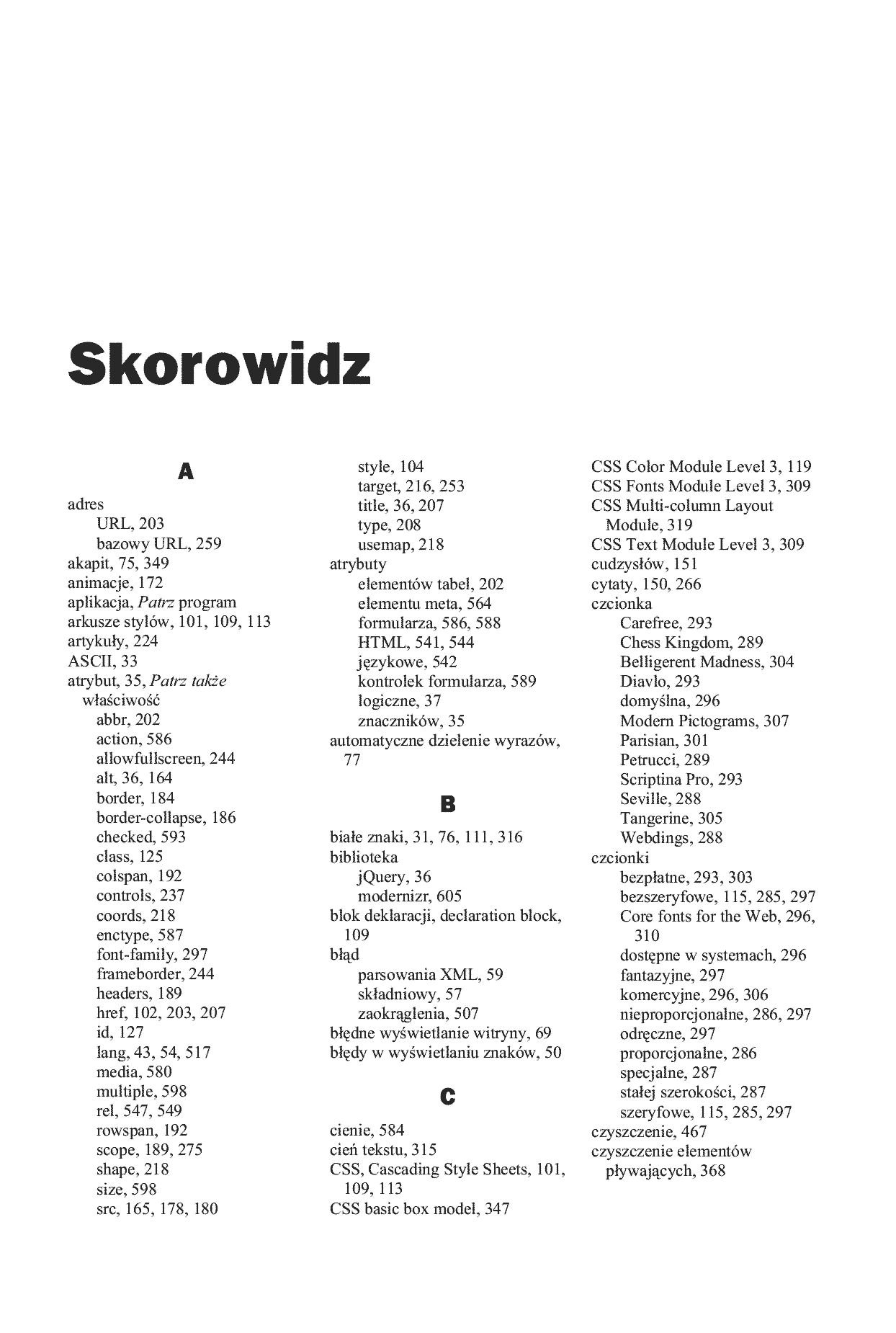 Fragment „HTML5 i CSS3. Praktyczne projekty” — strona 17 z 26