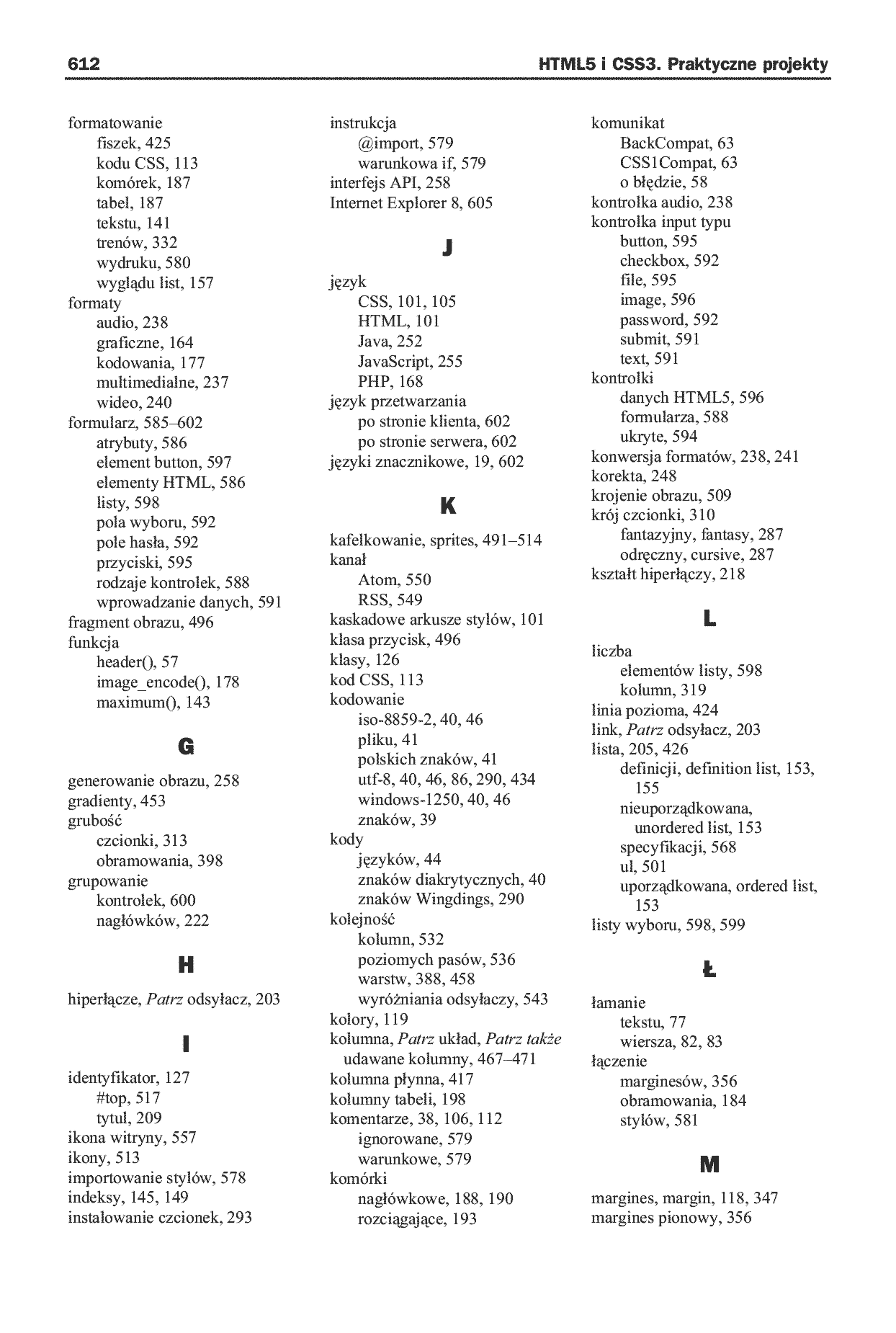 Fragment „HTML5 i CSS3. Praktyczne projekty” — strona 19 z 26