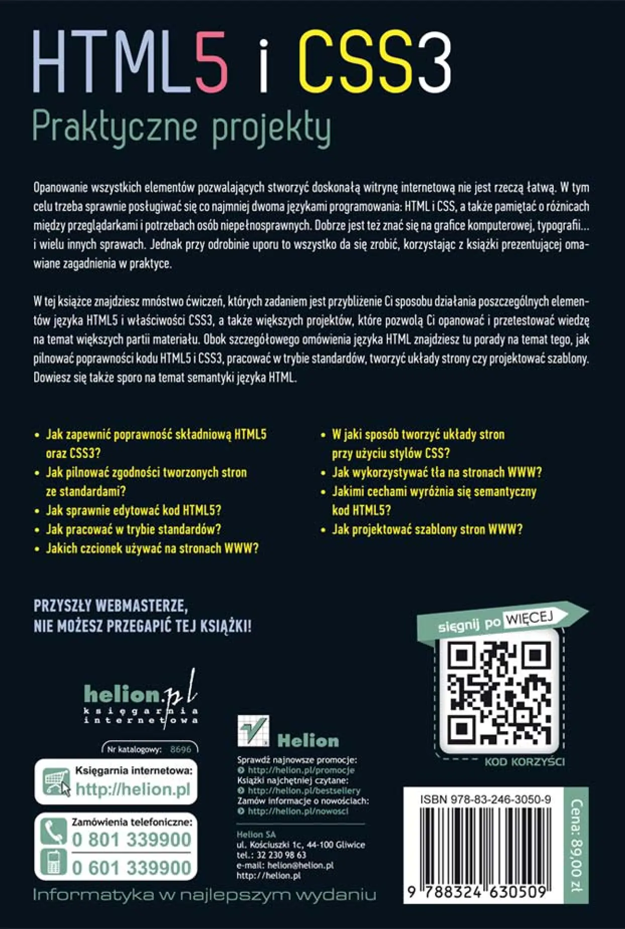Fragment „HTML5 i CSS3. Praktyczne projekty” — strona 26 z 26
