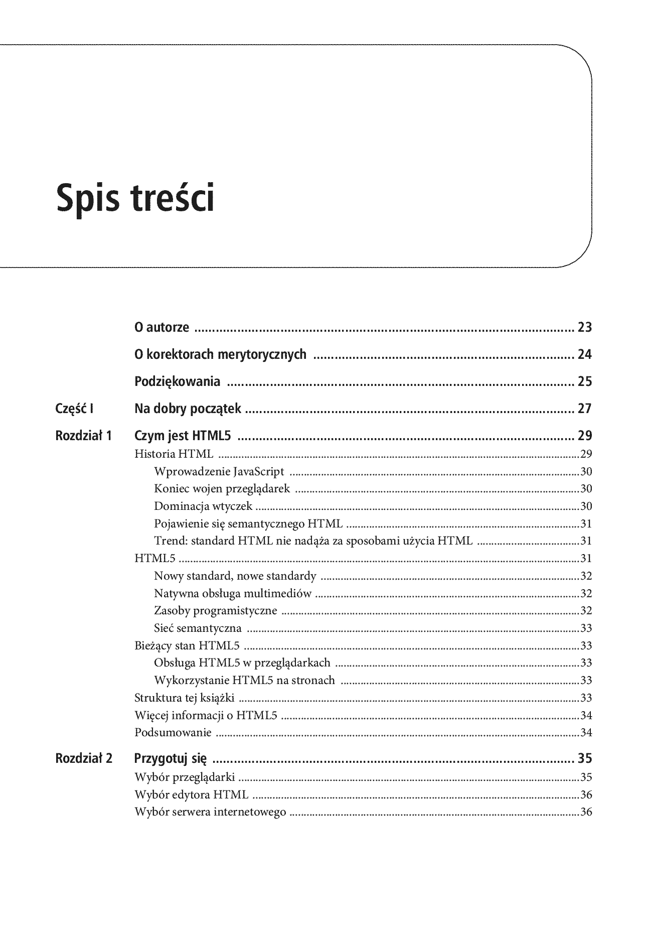 Fragment „HTML5. Przewodnik encyklopedyczny” — strona 3 z 30