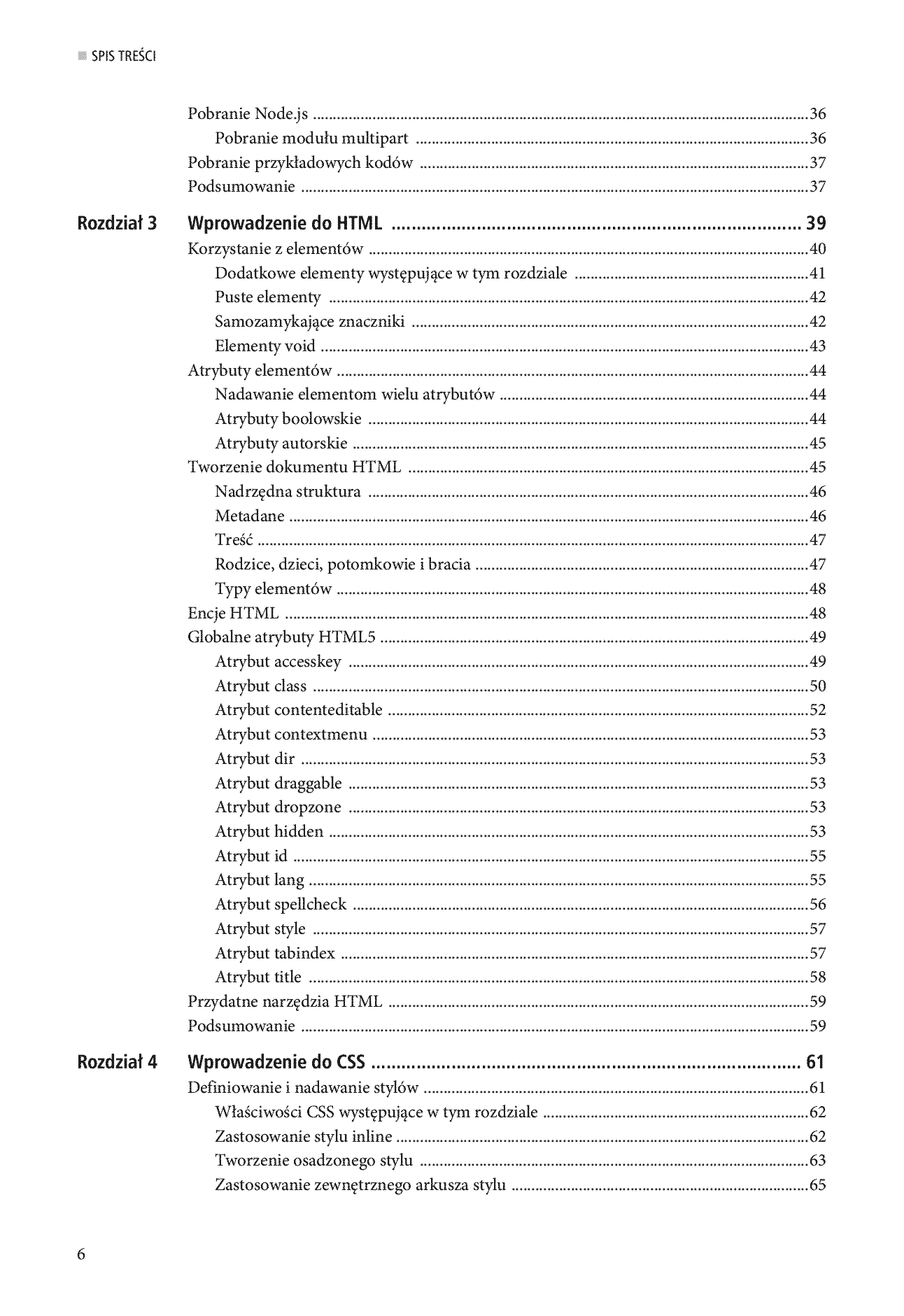 Fragment „HTML5. Przewodnik encyklopedyczny” — strona 4 z 30