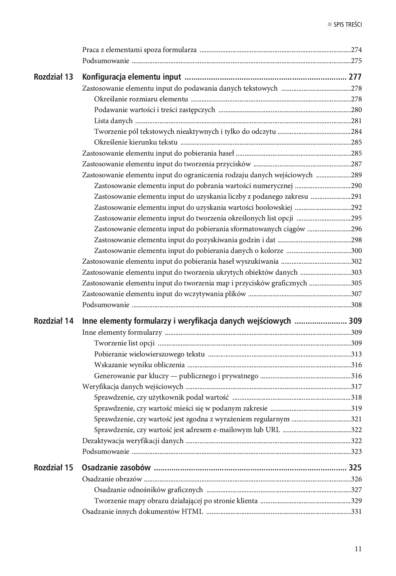 Fragment „HTML5. Przewodnik encyklopedyczny” — strona 9 z 30
