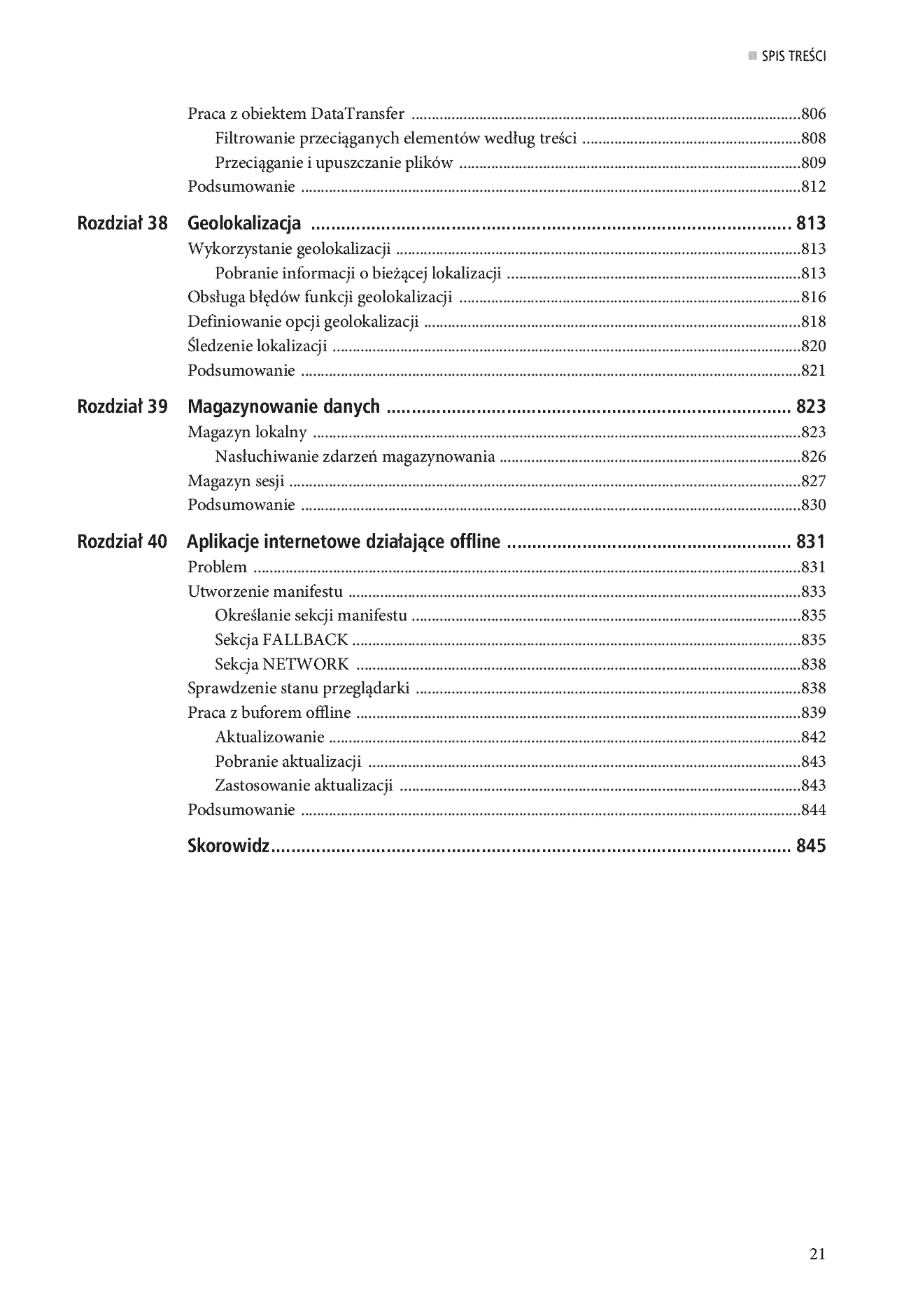 Fragment „HTML5. Przewodnik encyklopedyczny” — strona 19 z 30