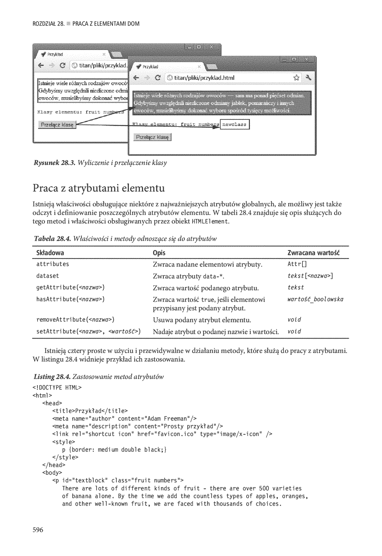 Fragment „HTML5. Przewodnik encyklopedyczny” — strona 26 z 30