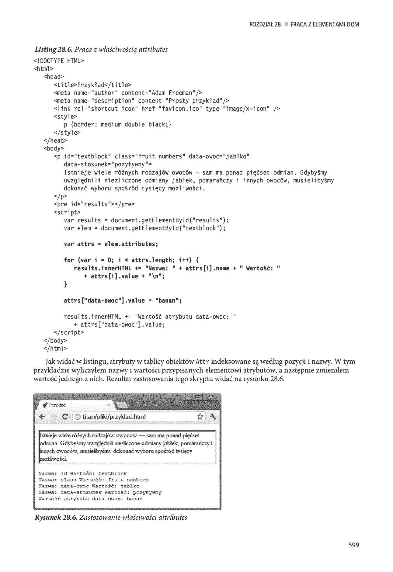 Fragment „HTML5. Przewodnik encyklopedyczny” — strona 29 z 30