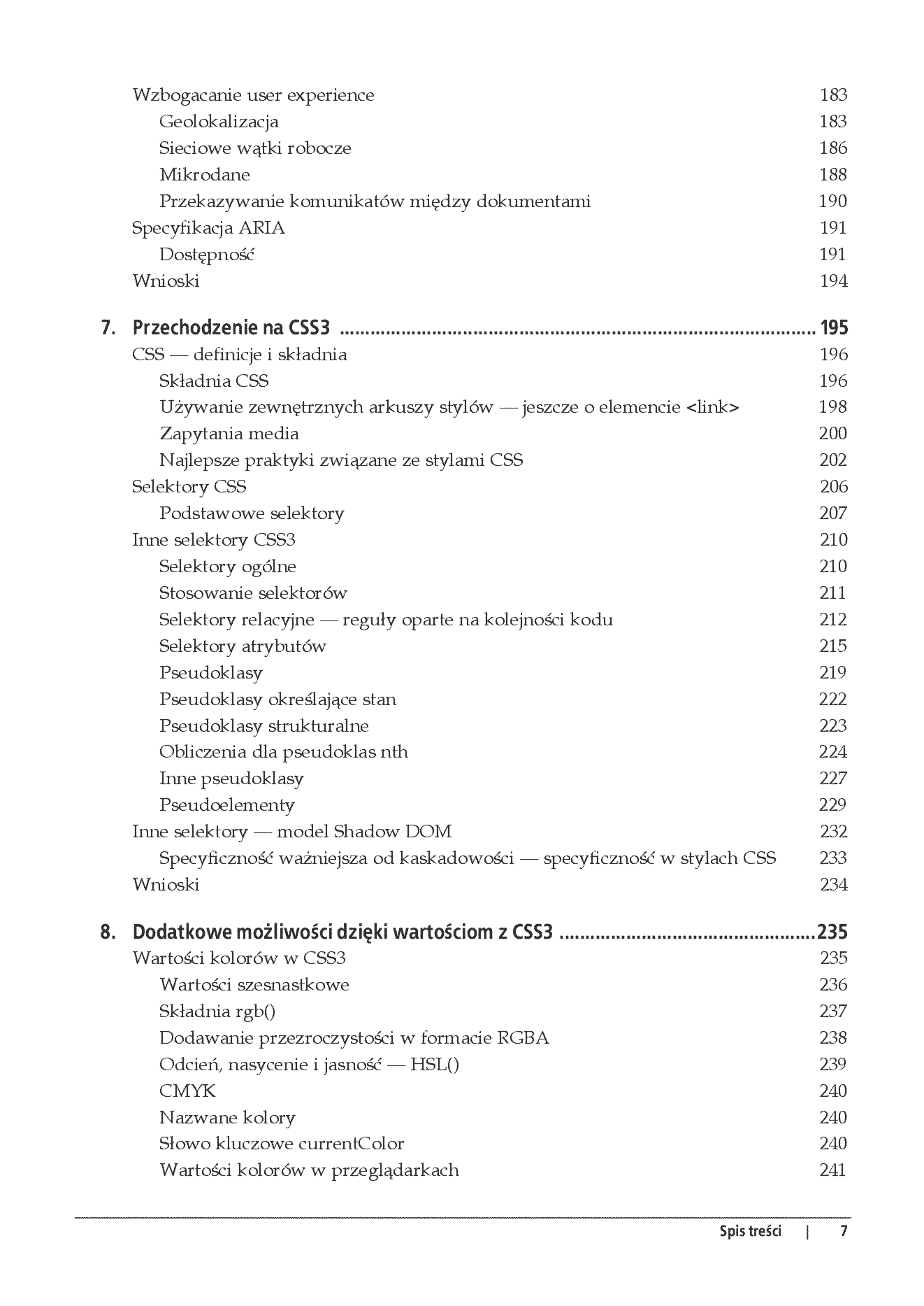 Fragment „HTML5. Strony mobilne” — strona 7 z 30