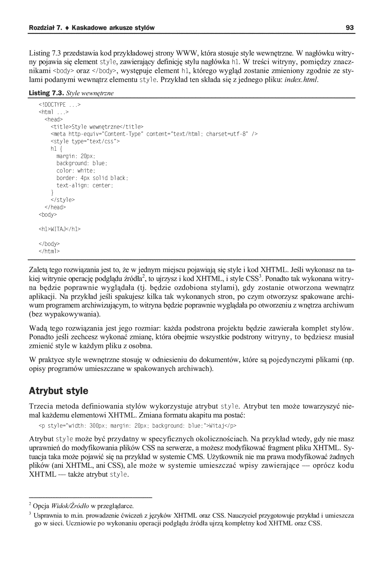 Fragment „HTML, XHTML i CSS. Praktyczne projekty. Wydanie II” — strona 13 z 27