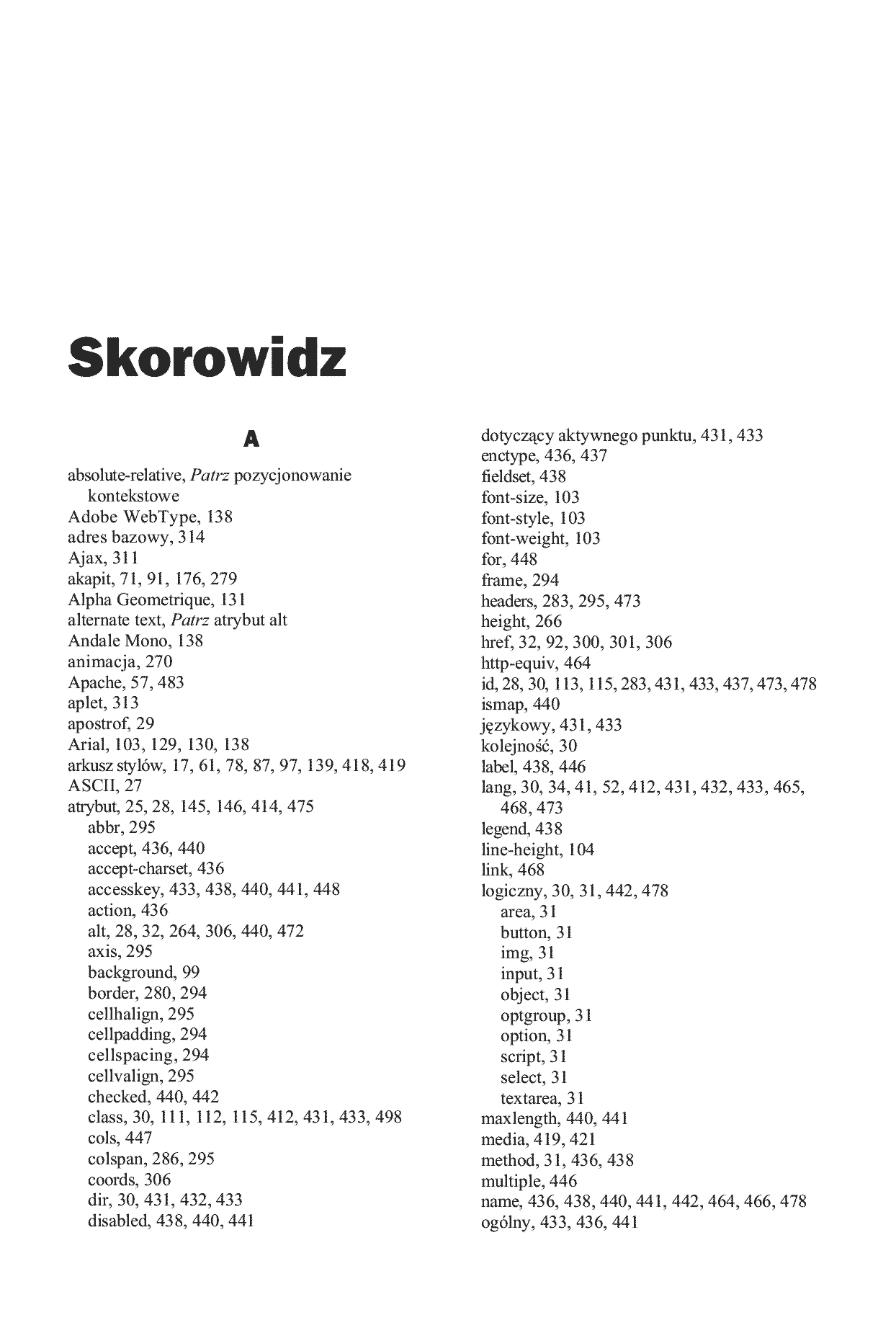 Fragment „HTML, XHTML i CSS. Praktyczne projekty. Wydanie II” — strona 17 z 27