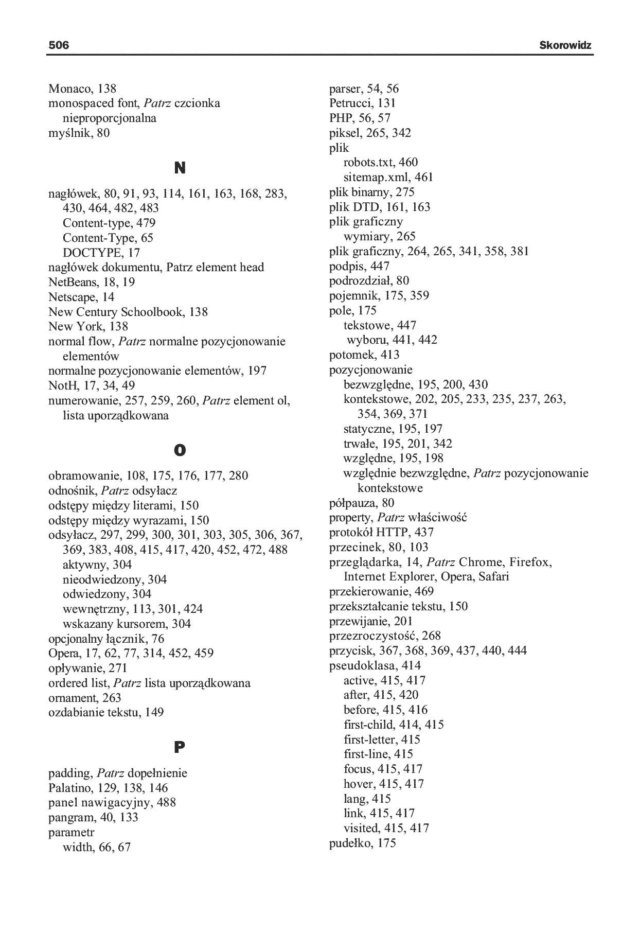 Fragment „HTML, XHTML i CSS. Praktyczne projekty. Wydanie II” — strona 22 z 27
