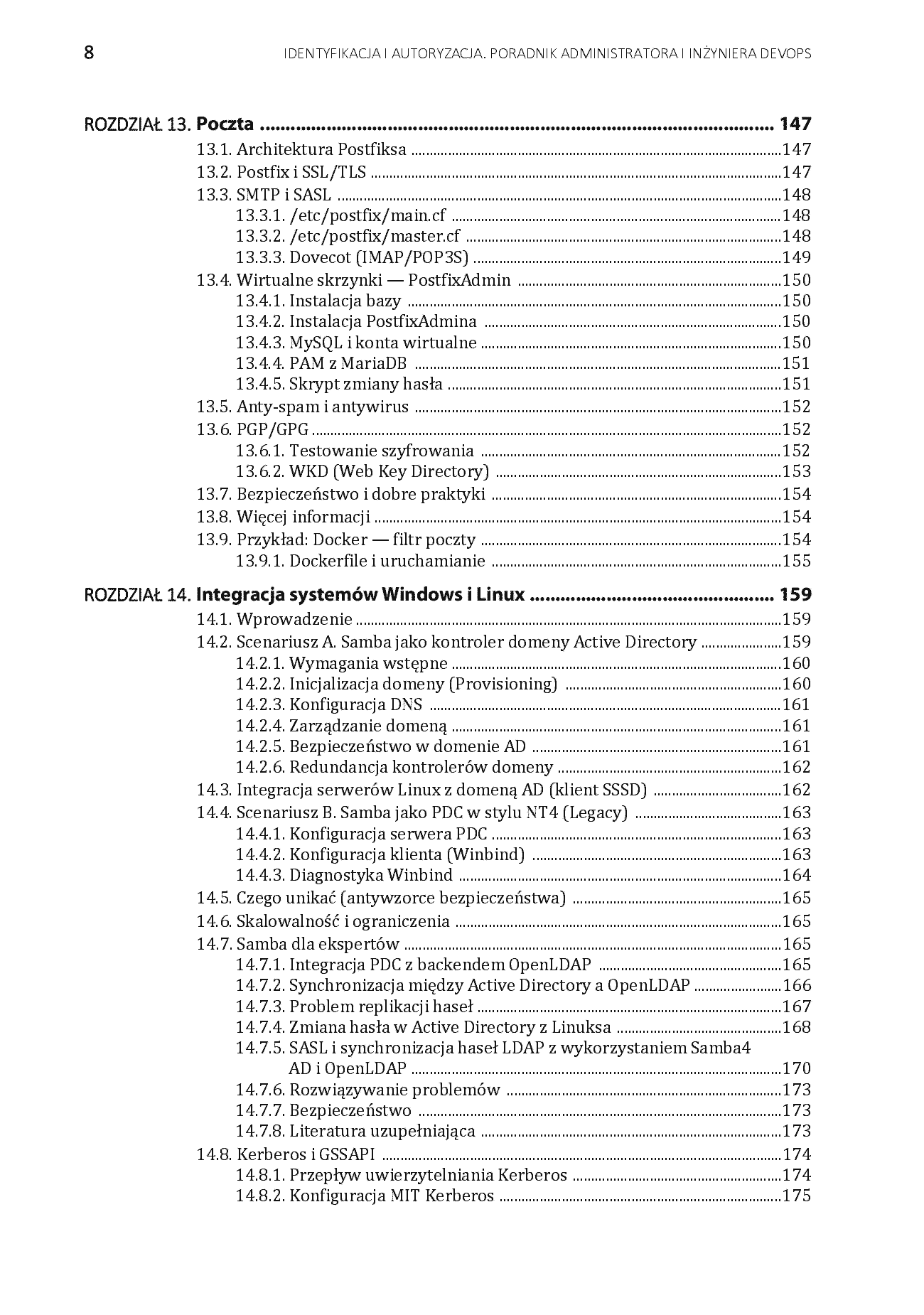Fragment „Identyfikacja i autoryzacja. Poradnik administratora i inżyniera DevOps” — strona 8 z 30