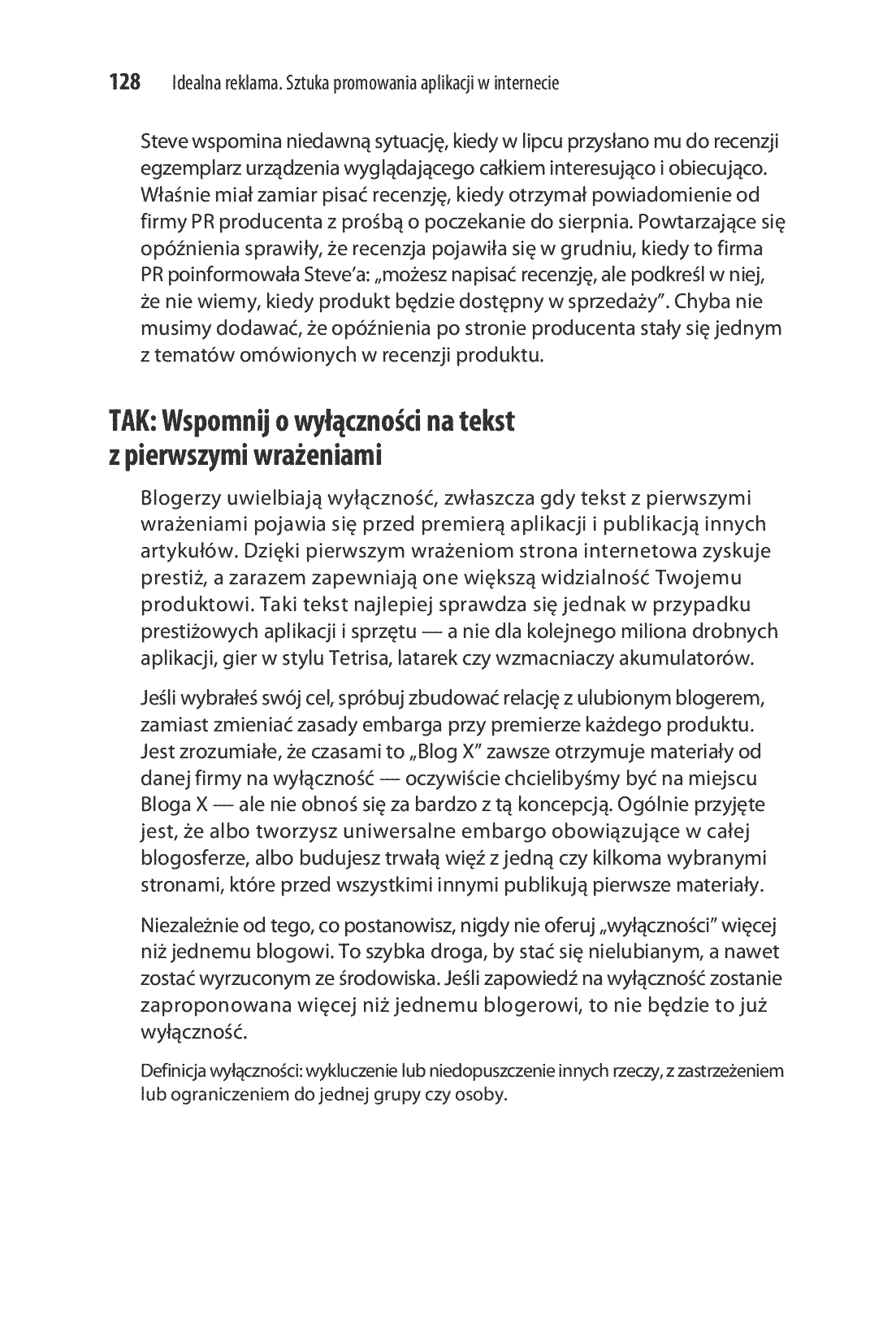Fragment „Idealna reklama. Sztuka promowania aplikacji w internecie” — strona 18 z 30