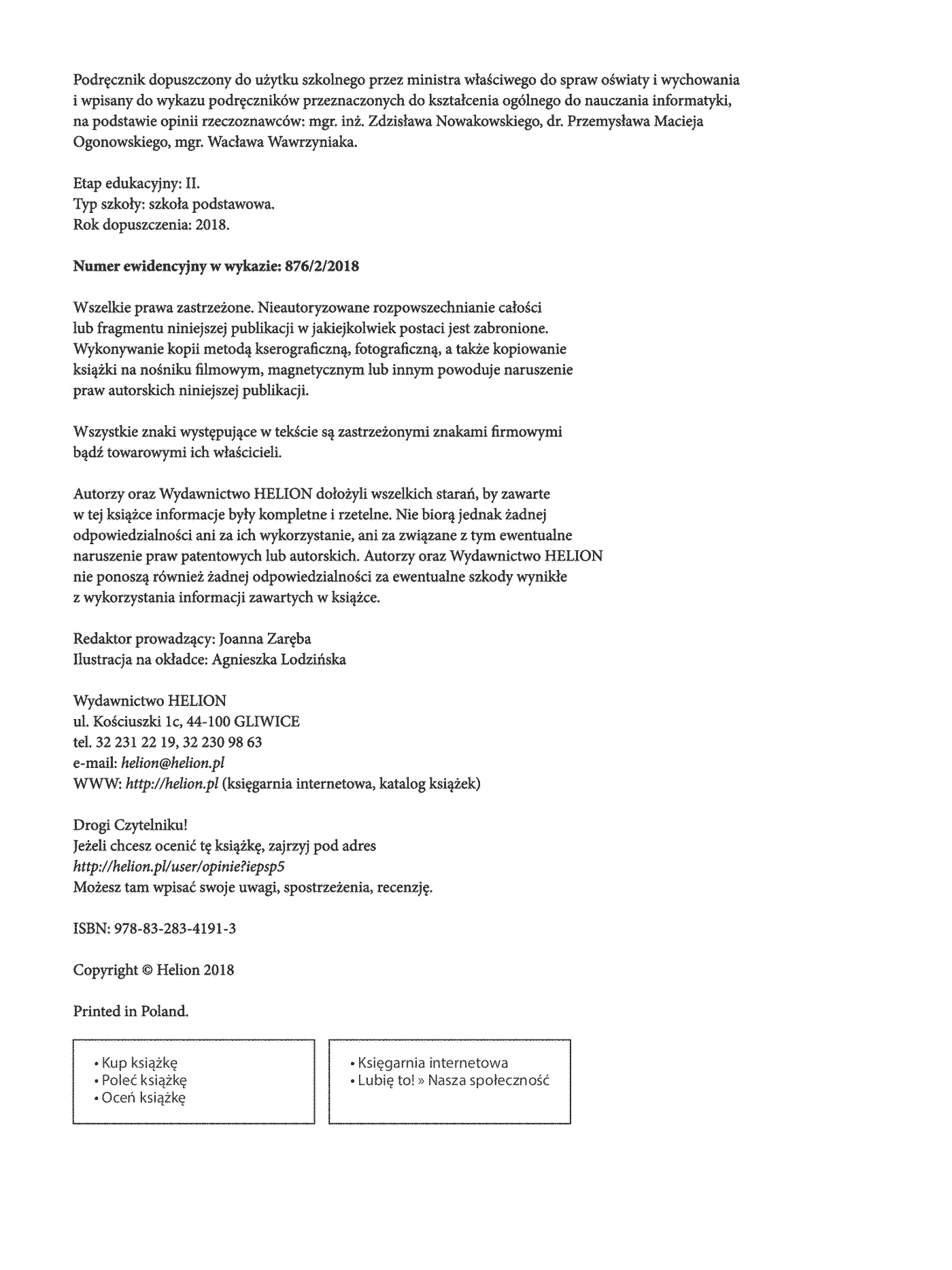 Fragment „Informatyka Europejczyka. Podręcznik dla szkoły podstawowej. Klasa 5” — strona 2 z 24