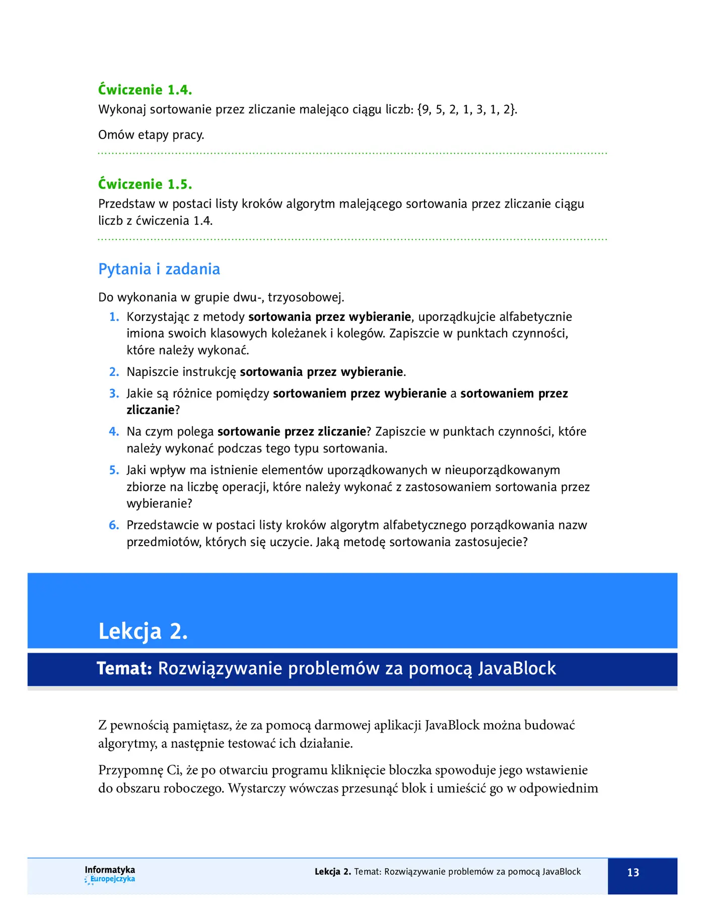 Fragment „Informatyka Europejczyka. Podręcznik dla szkoły podstawowej. Klasa 8” — strona 13 z 22