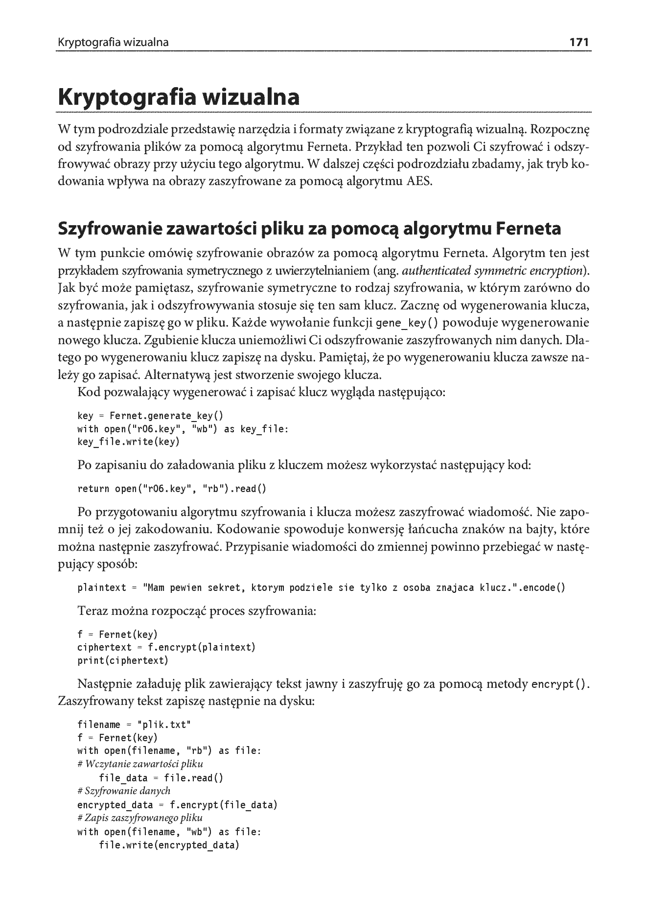 Fragment „Algorytmy kryptograficzne w Pythonie. Wprowadzenie” — strona 15 z 30