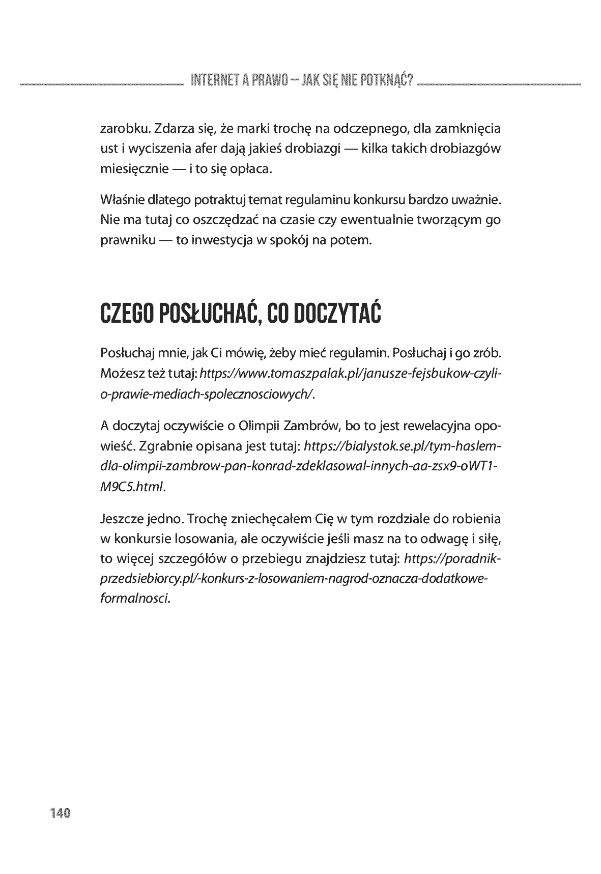 Fragment „Internet a prawo - jak się nie potknąć? Poradnik dla twórców” — strona 20 z 22
