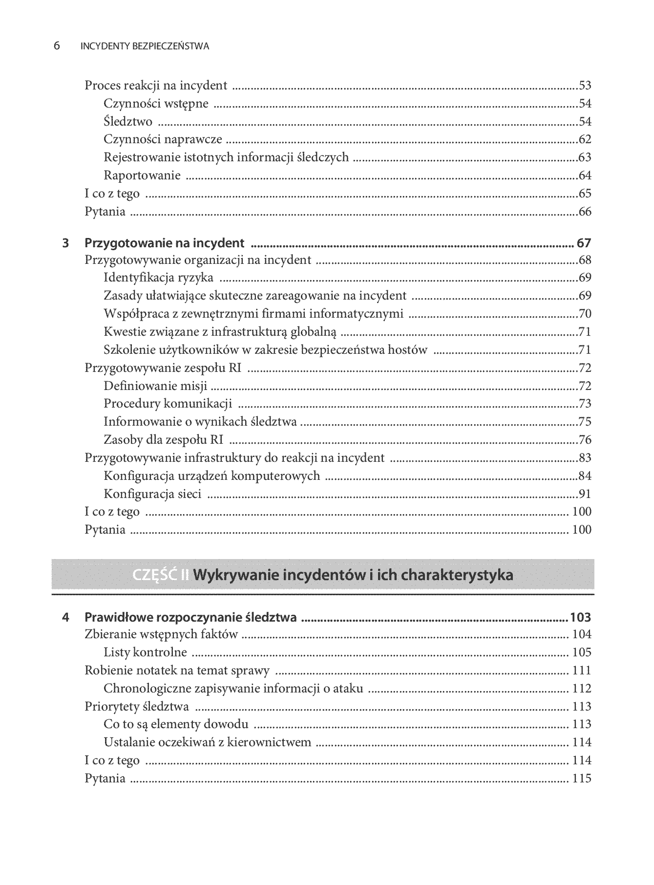 Fragment „Incydenty bezpieczeństwa. Metody reagowania w informatyce śledczej” — strona 4 z 30