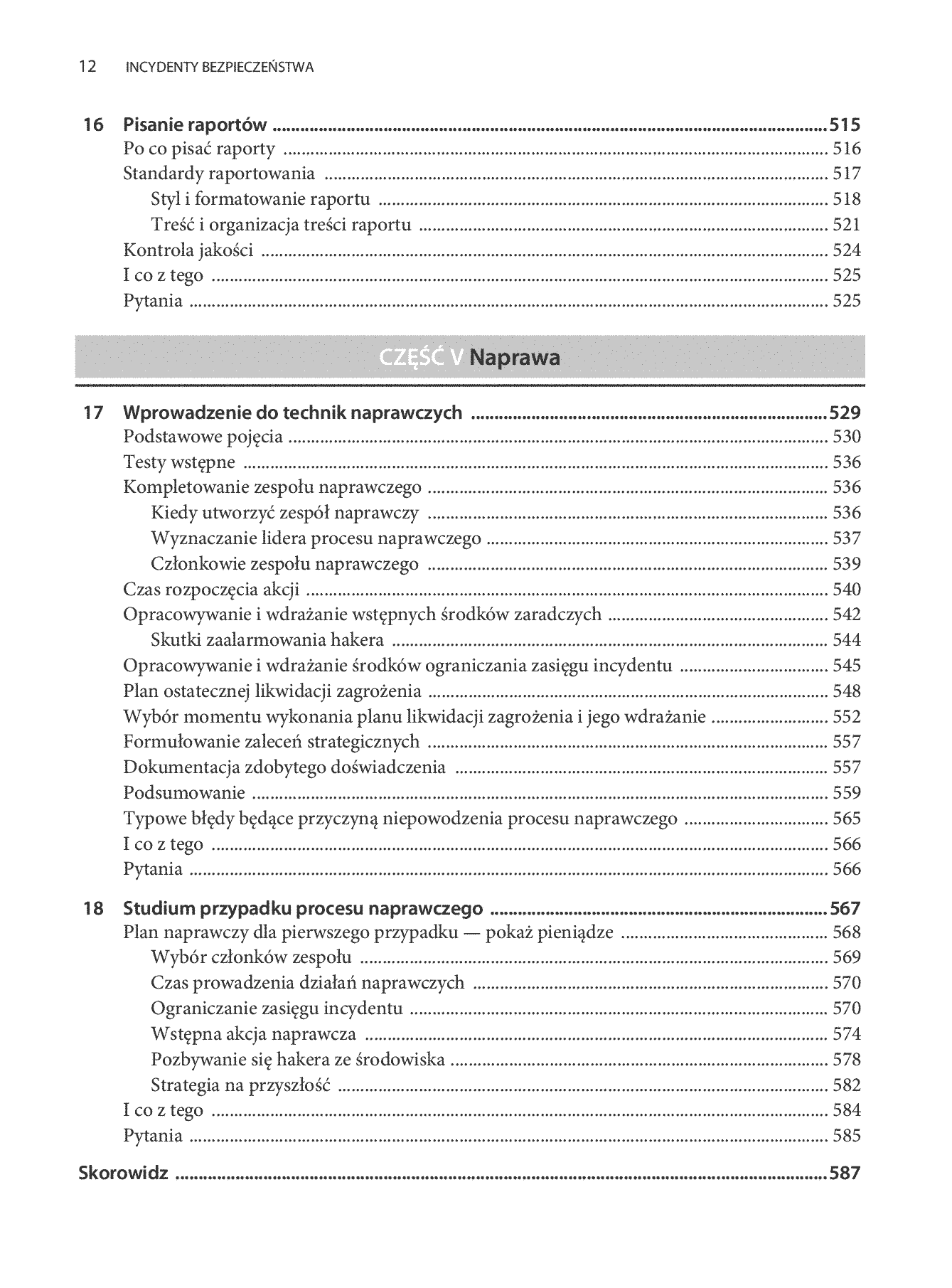 Fragment „Incydenty bezpieczeństwa. Metody reagowania w informatyce śledczej” — strona 10 z 30