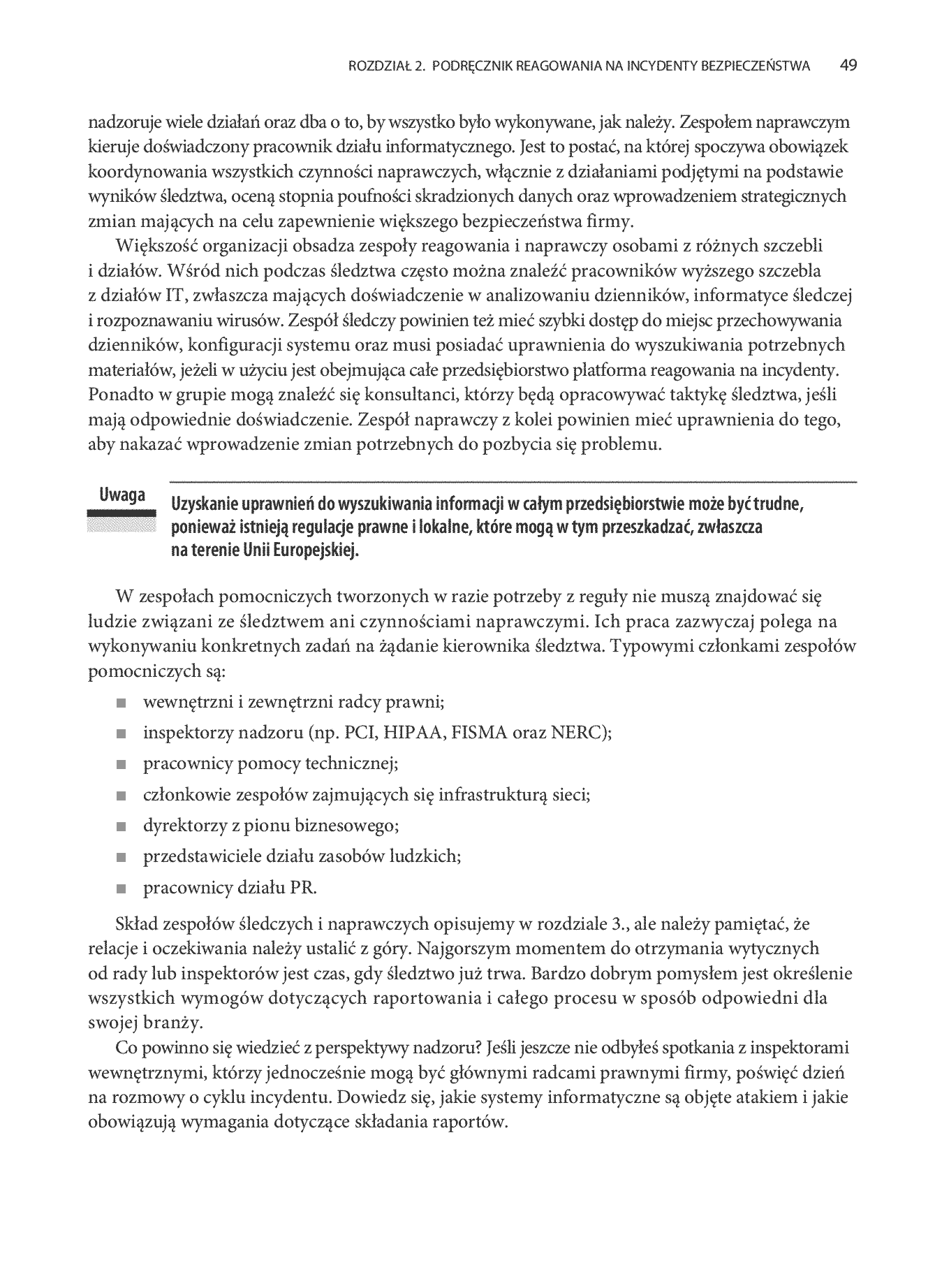 Fragment „Incydenty bezpieczeństwa. Metody reagowania w informatyce śledczej” — strona 15 z 30