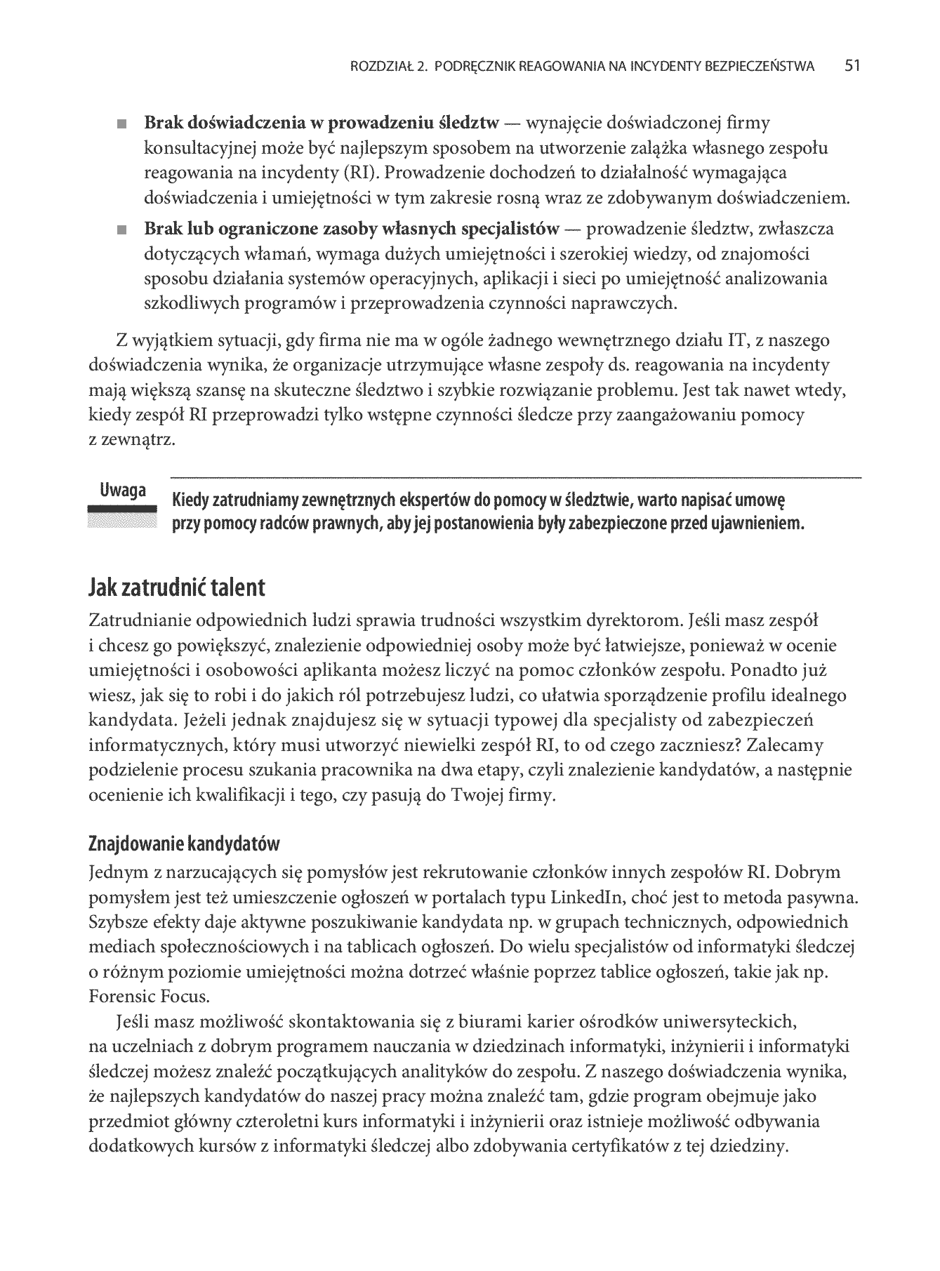 Fragment „Incydenty bezpieczeństwa. Metody reagowania w informatyce śledczej” — strona 17 z 30
