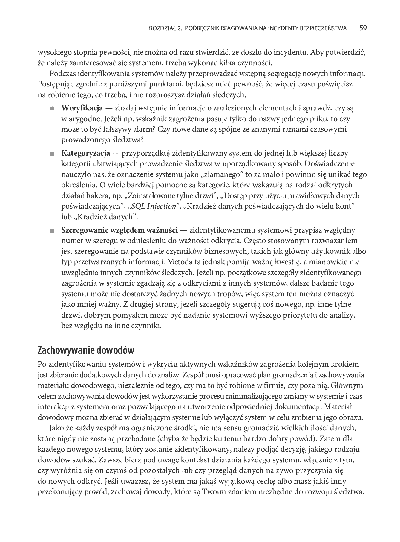 Fragment „Incydenty bezpieczeństwa. Metody reagowania w informatyce śledczej” — strona 25 z 30