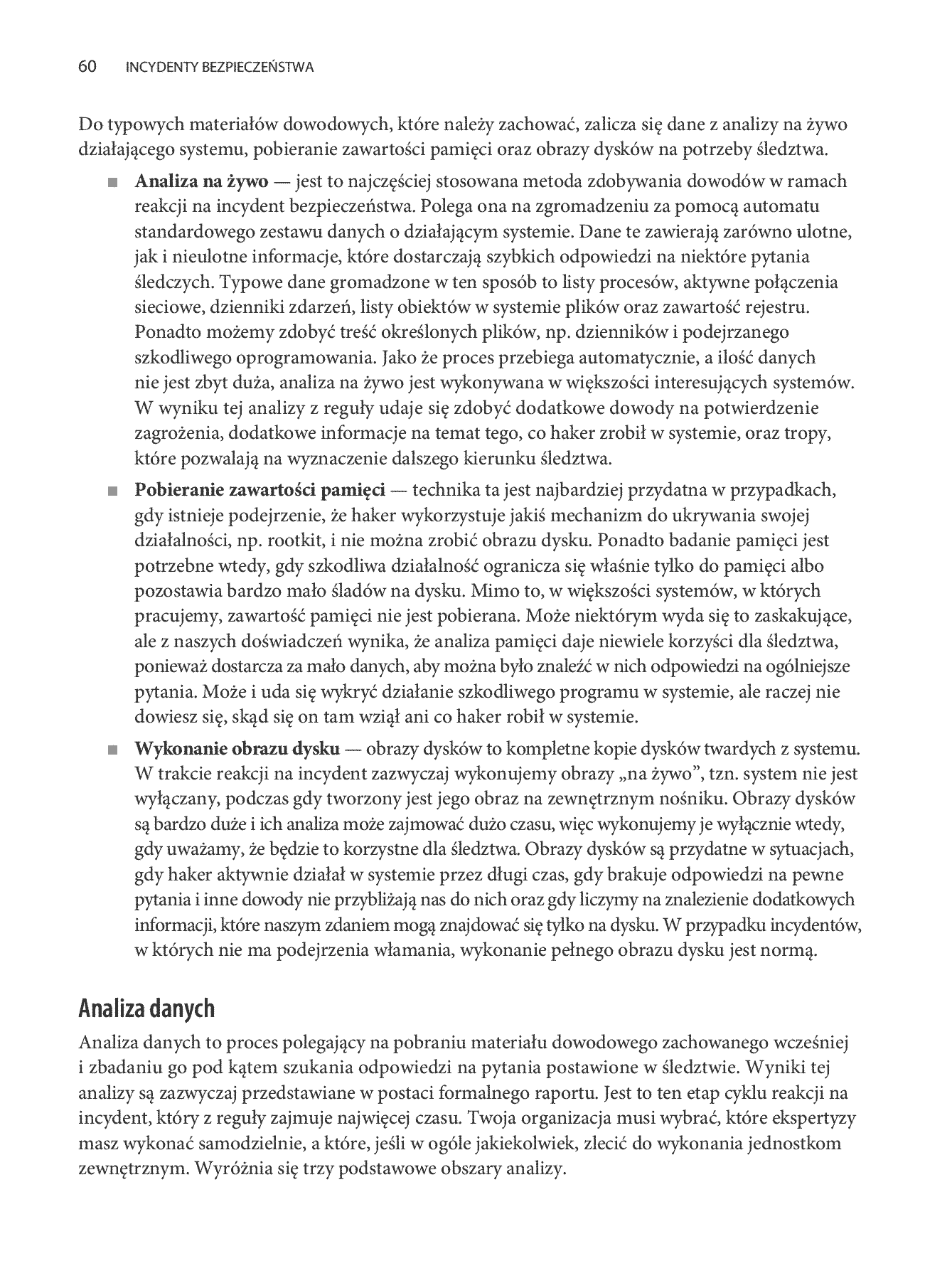 Fragment „Incydenty bezpieczeństwa. Metody reagowania w informatyce śledczej” — strona 26 z 30