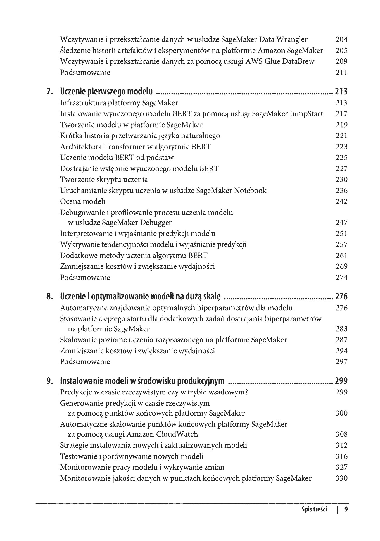 Fragment „Inżynieria danych na platformie AWS. Jak tworzyć kompletne potoki uczenia maszynowego” — strona 5 z 30