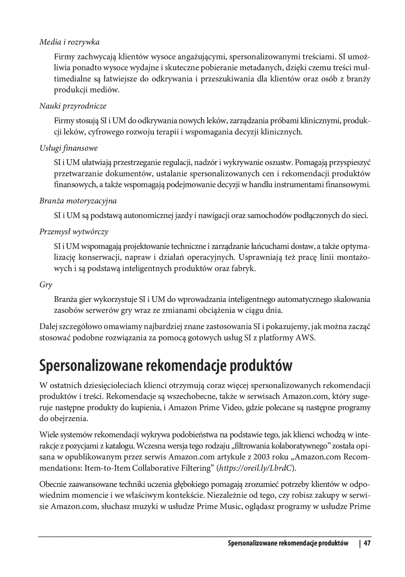 Fragment „Inżynieria danych na platformie AWS. Jak tworzyć kompletne potoki uczenia maszynowego” — strona 9 z 30