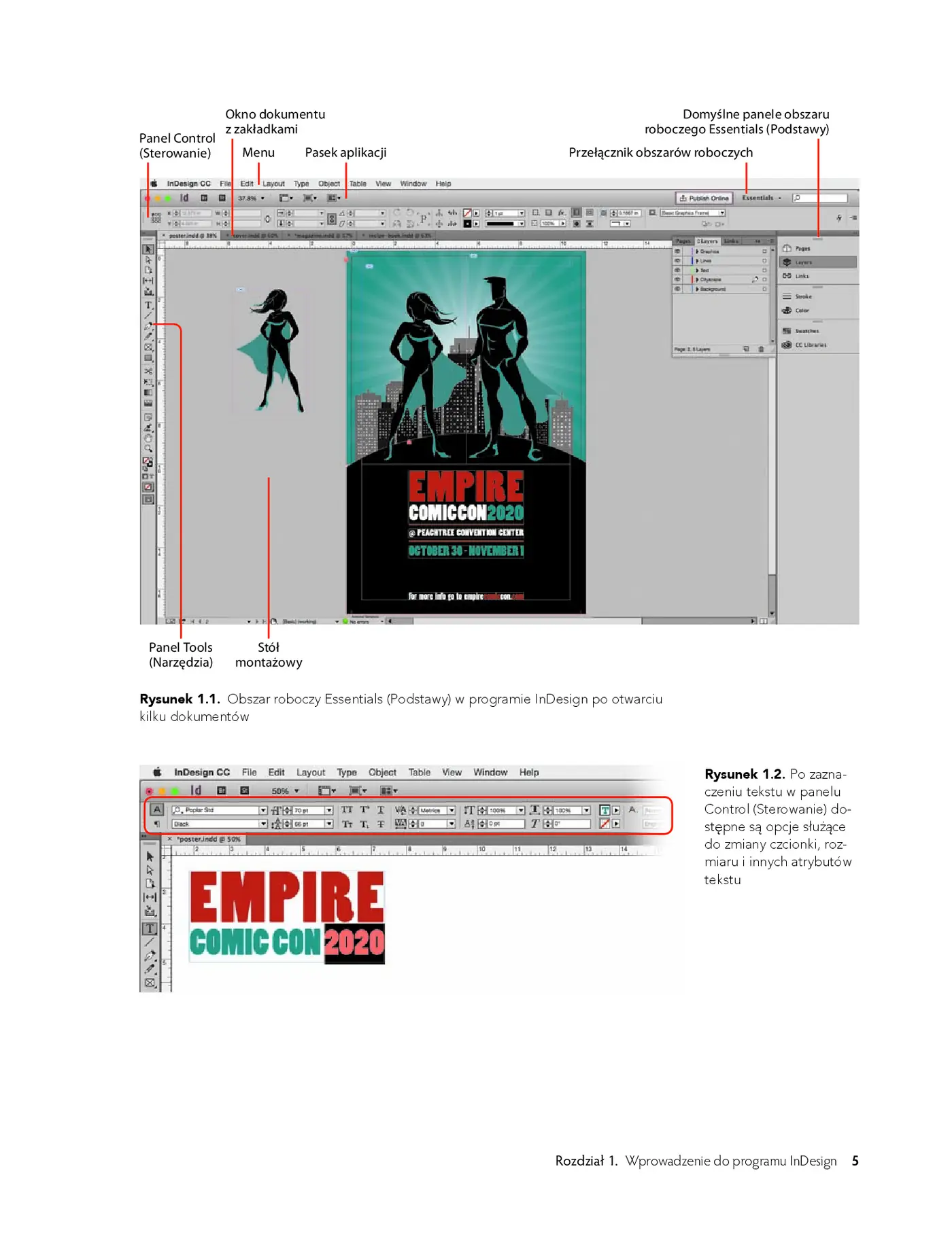 Fragment „Adobe InDesign CC/CC PL. Projektowanie multimediów i publikacji do druku” — strona 8 z 30