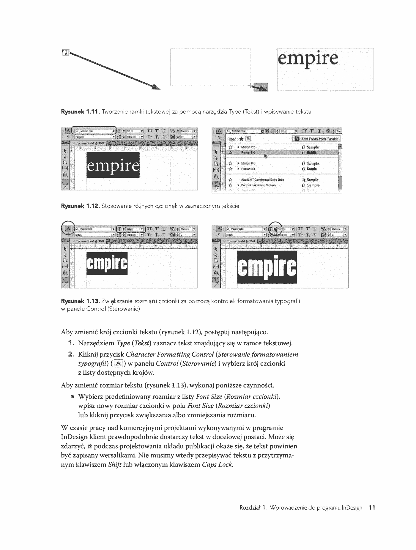 Fragment „Adobe InDesign CC/CC PL. Projektowanie multimediów i publikacji do druku” — strona 14 z 30