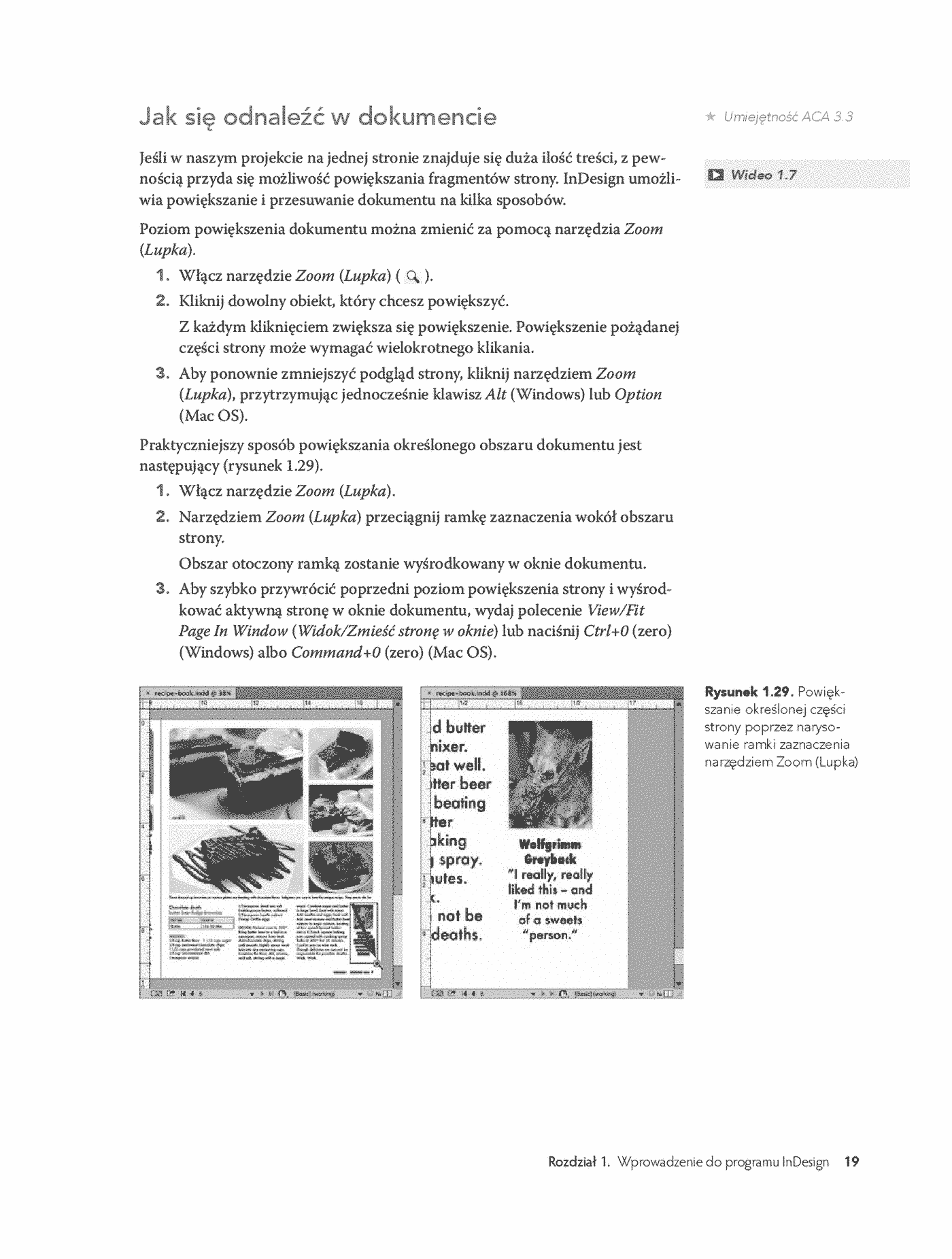 Fragment „Adobe InDesign CC/CC PL. Projektowanie multimediów i publikacji do druku” — strona 22 z 30
