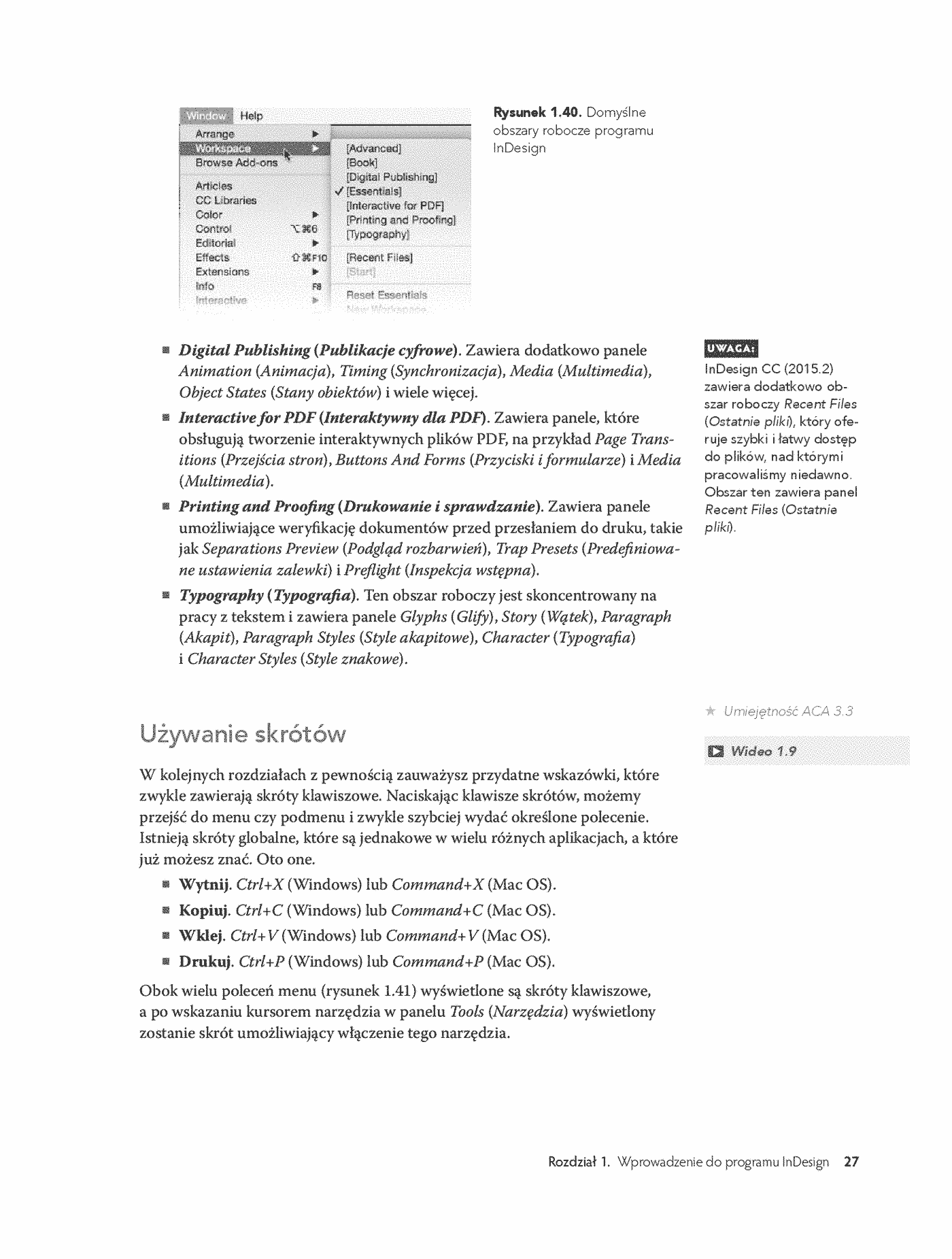 Fragment „Adobe InDesign CC/CC PL. Projektowanie multimediów i publikacji do druku” — strona 30 z 30
