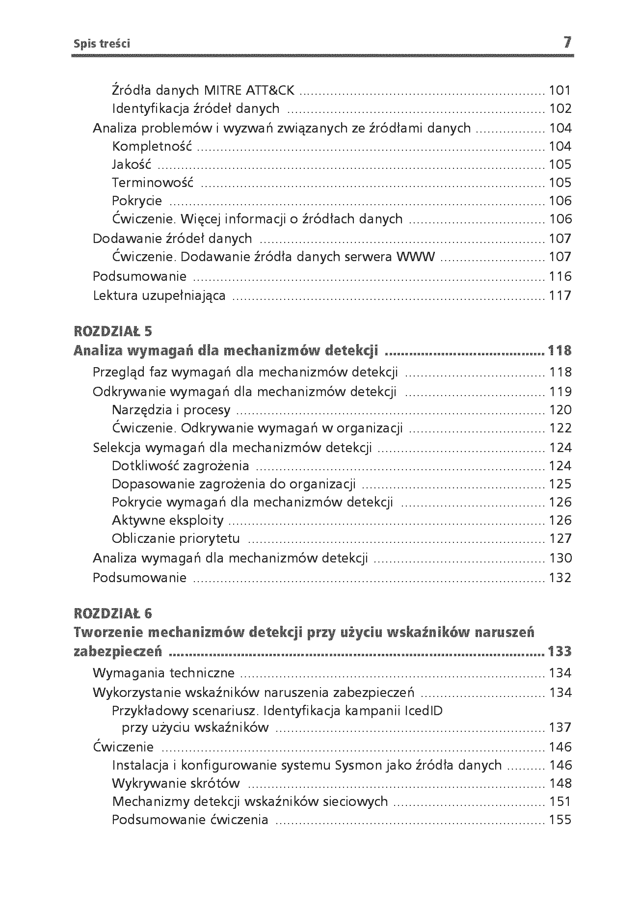 Fragment „Inżynieria detekcji cyberzagrożeń w praktyce. Planowanie, tworzenie i walidacja mechanizmów wykrywania zagrożeń” — strona 5 z 30