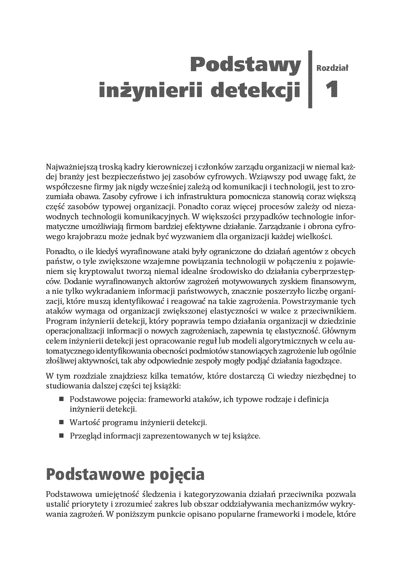 Fragment „Inżynieria detekcji cyberzagrożeń w praktyce. Planowanie, tworzenie i walidacja mechanizmów wykrywania zagrożeń” — strona 9 z 30